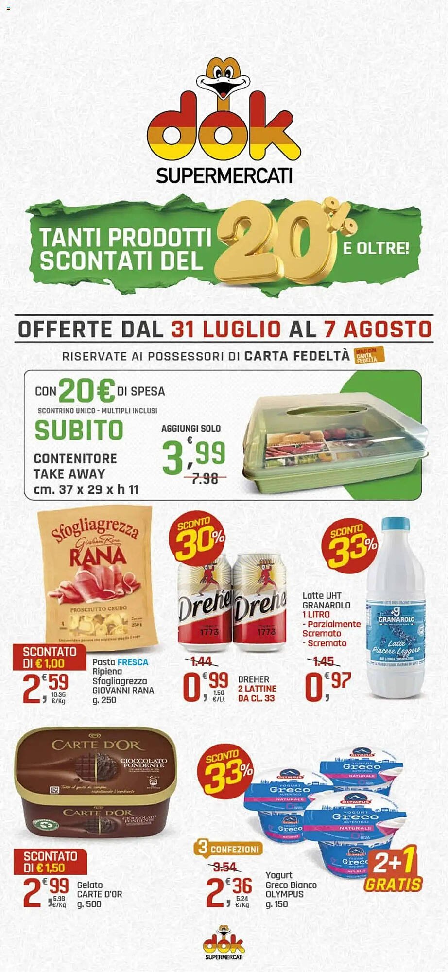 Volantino Supermercati Dok (2025-07-31 - 2025-08-07)