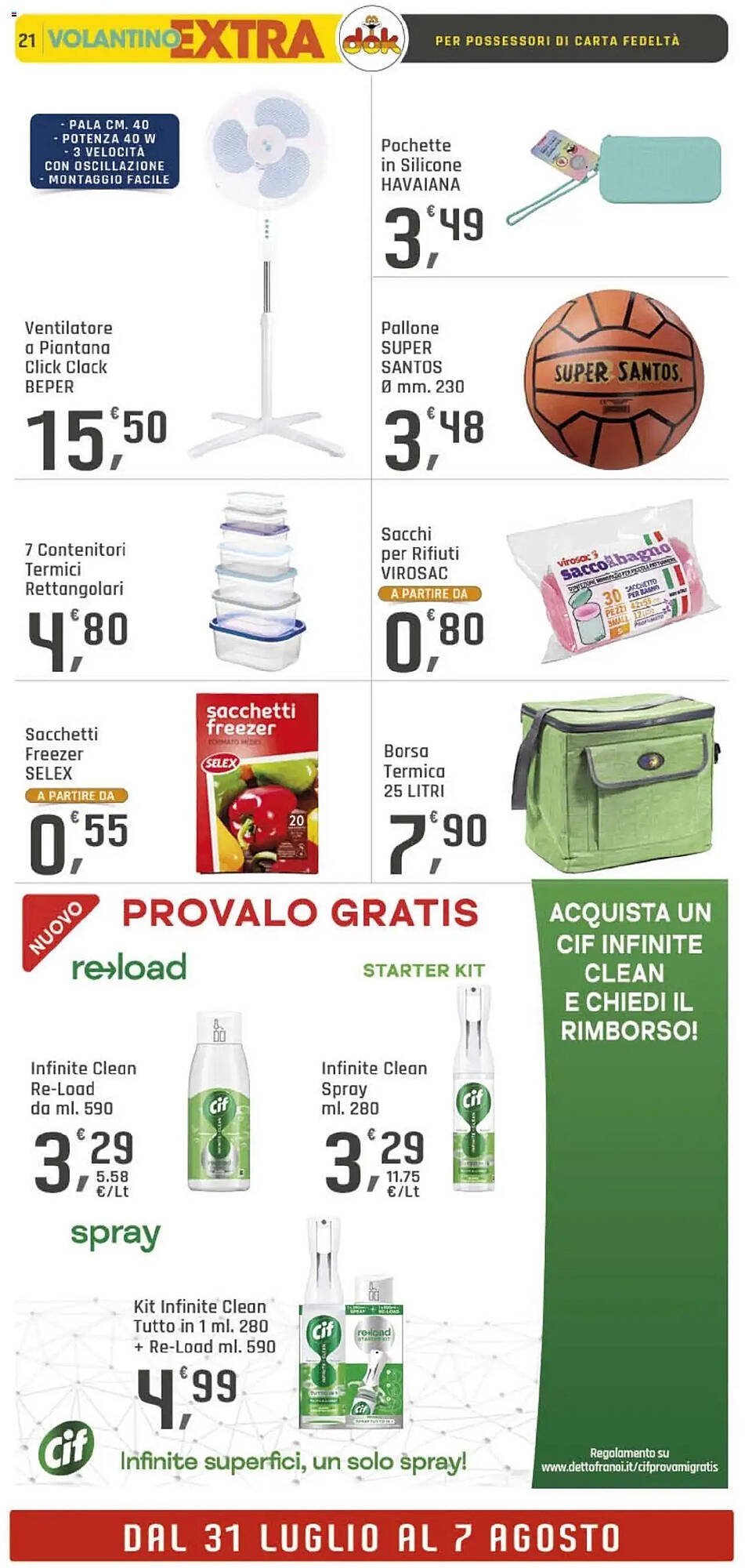 Volantino Supermercati Dok (2025-07-31 - 2025-08-07)