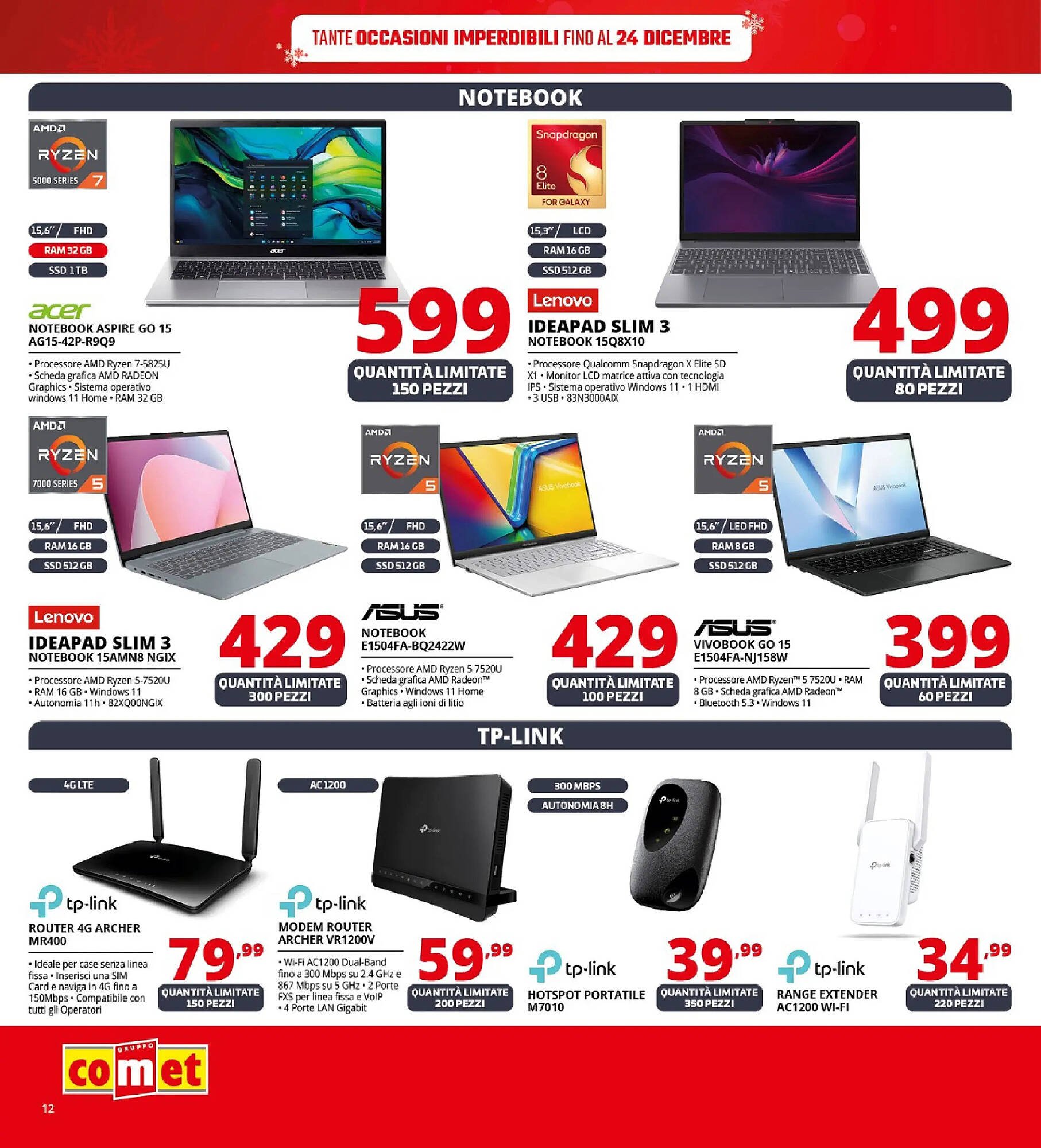 Volantino Comet (2025-12-11 - 2025-12-24)