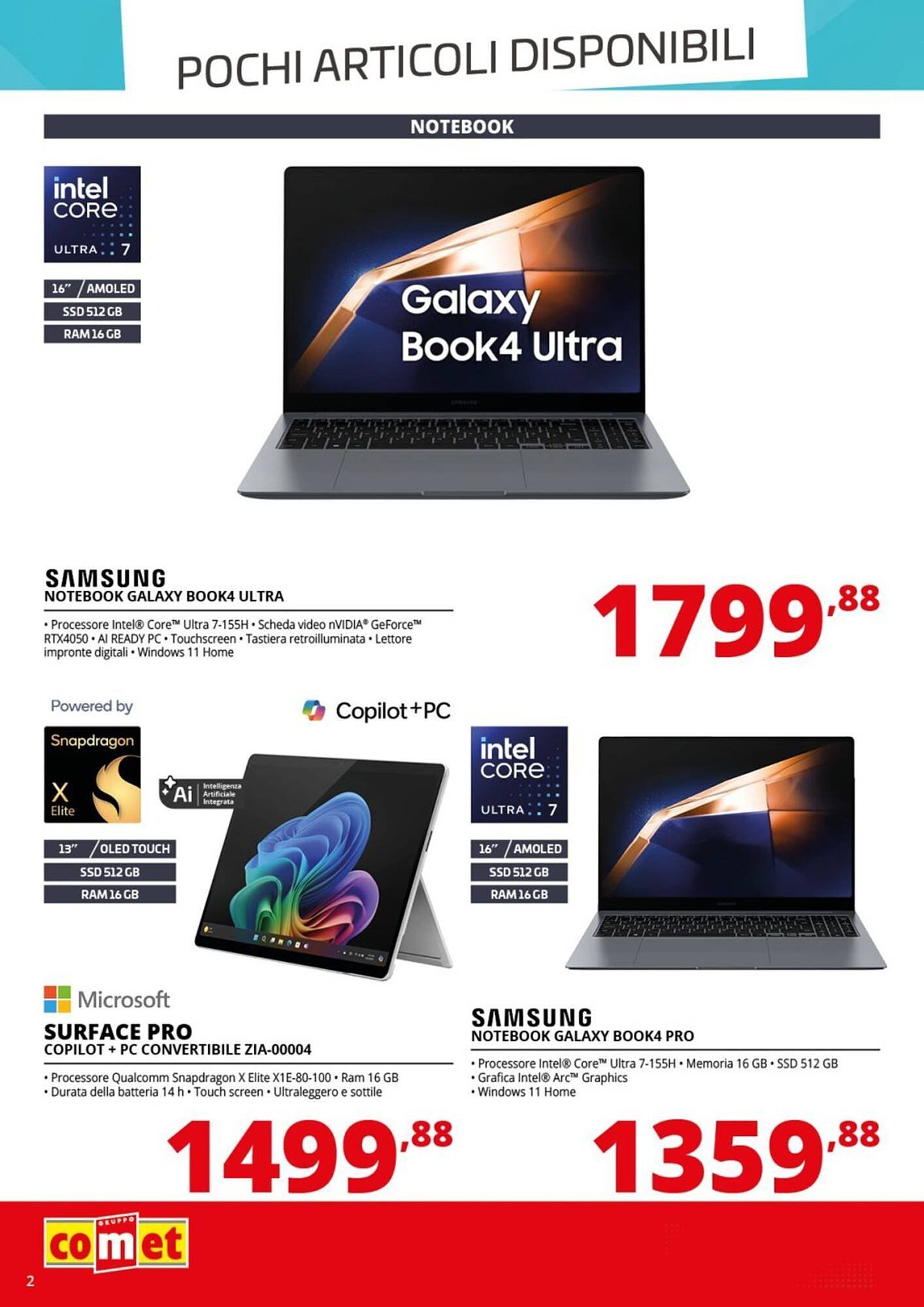 Volantino Comet (2026-01-09 - 2026-01-31)