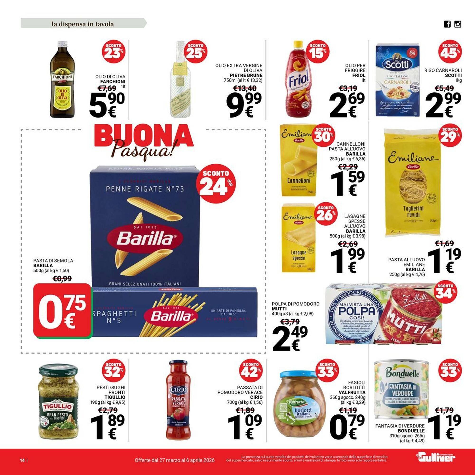 Volantino Supermercati Gulliver (2026-03-27 - 2026-04-06)