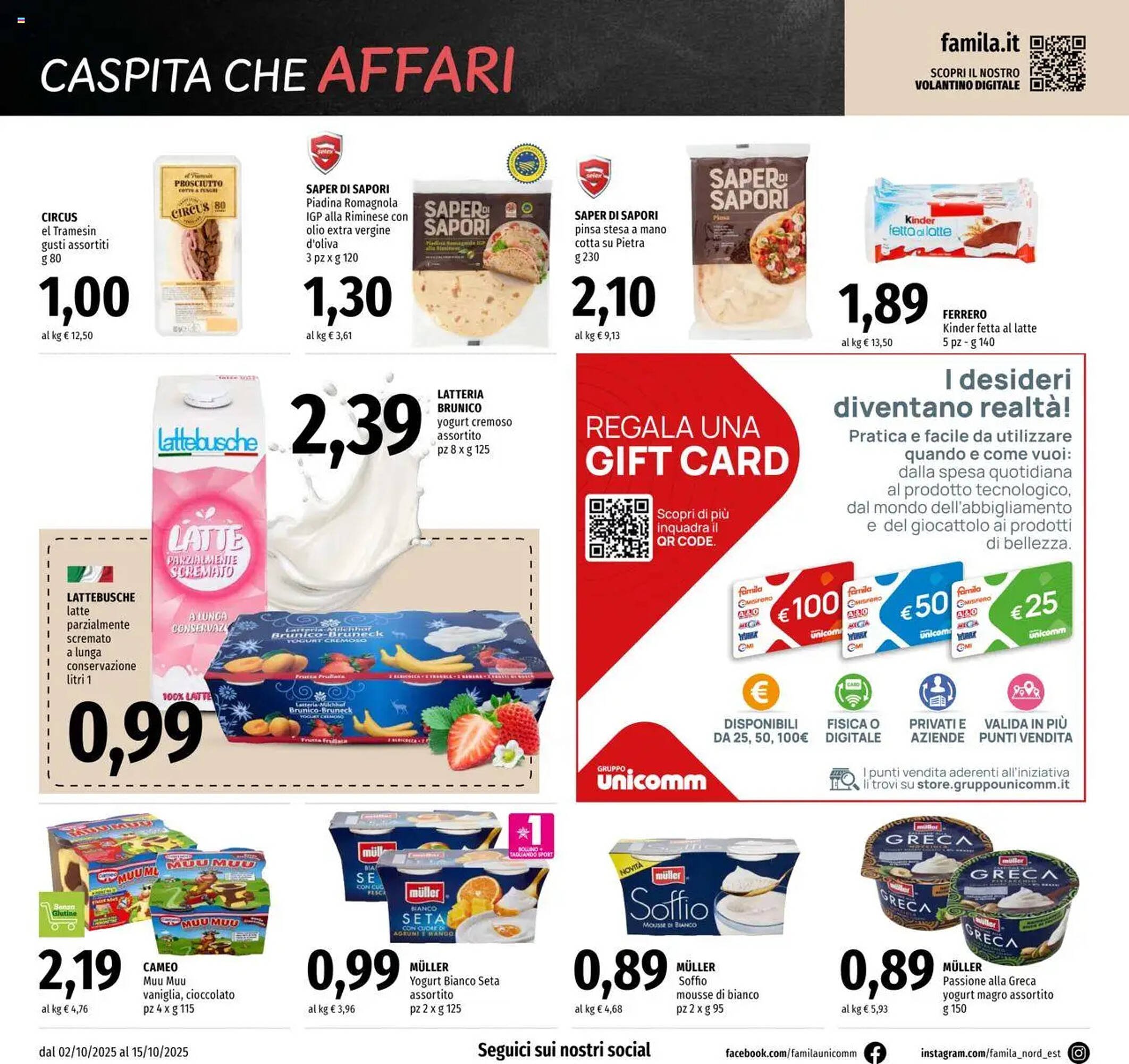 Volantino Famila (2025-10-02 - 2025-10-15)