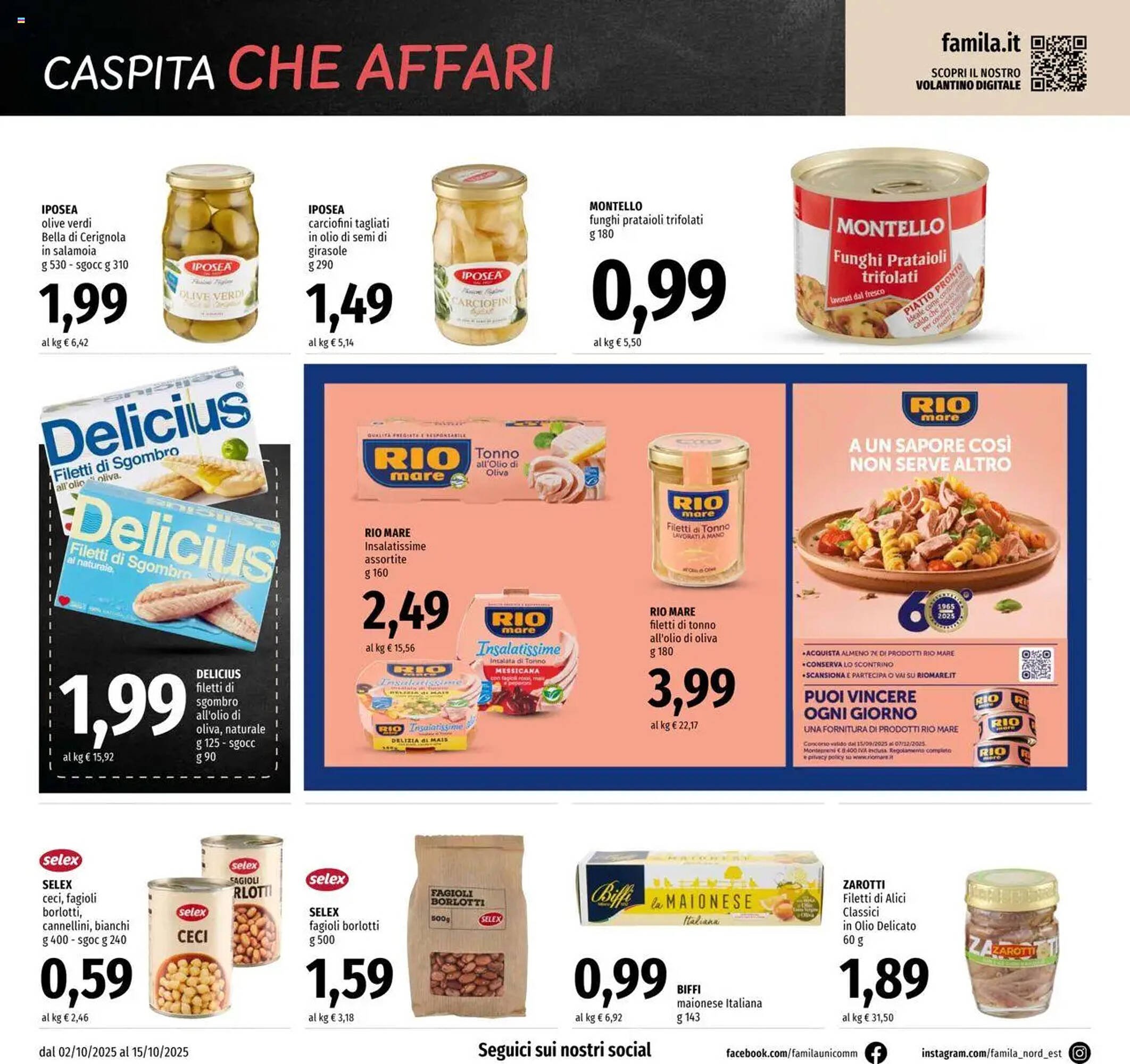 Volantino Famila (2025-10-02 - 2025-10-15)