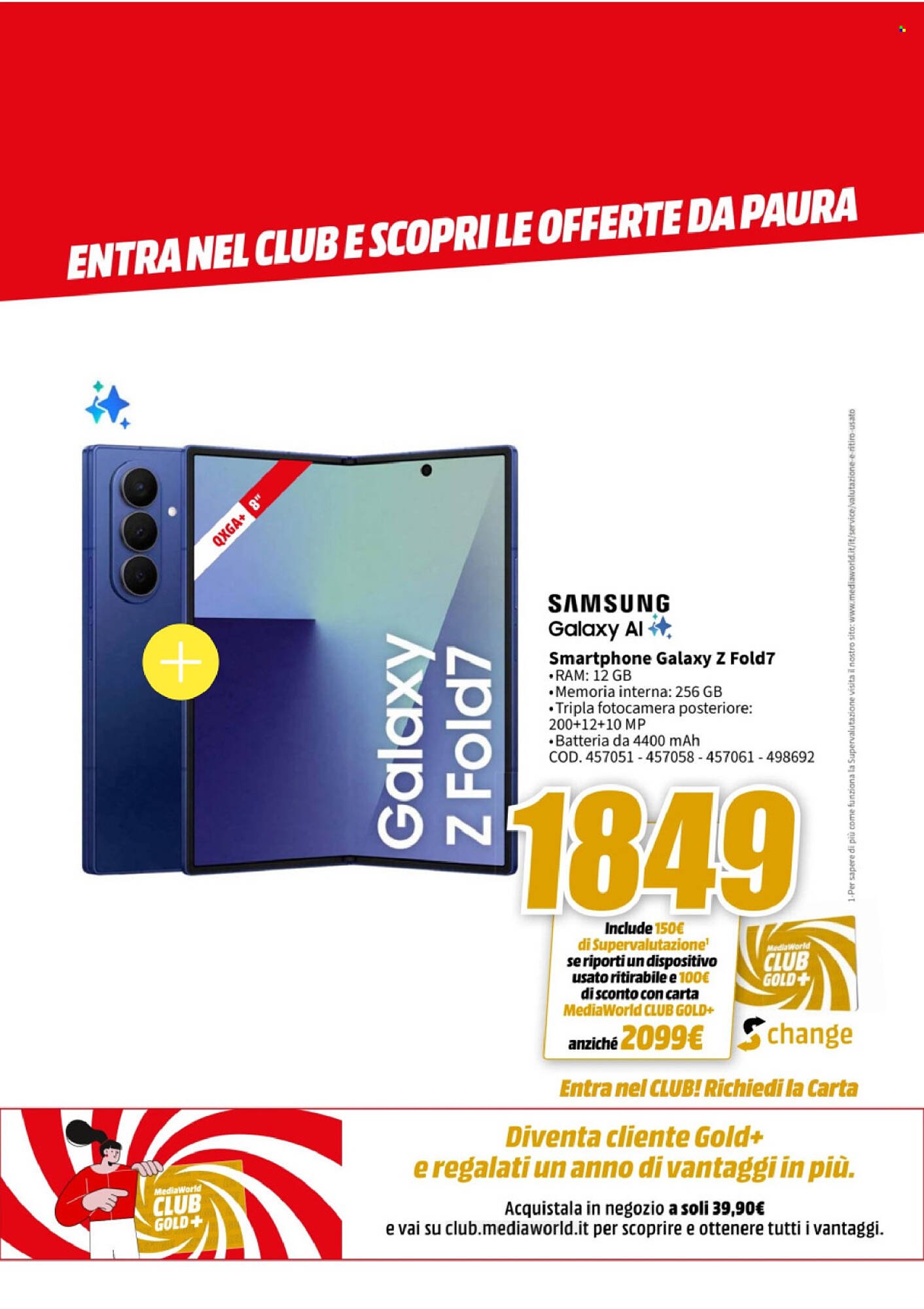 Volantino MediaWorld (2025-10-27 - 2025-10-31)
