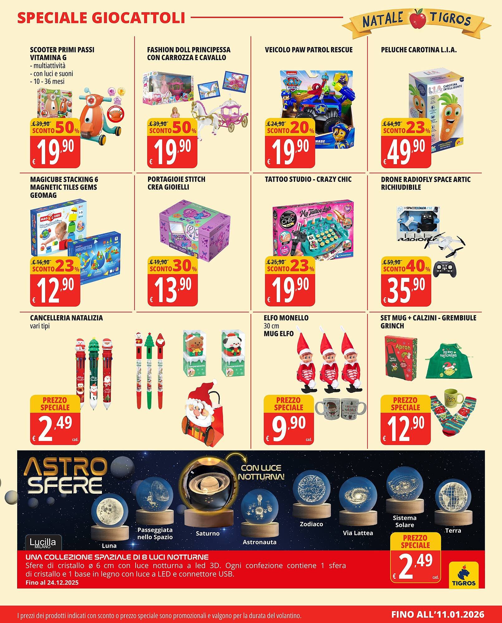 Volantino Tigros (2025-11-25 - 2026-01-11)