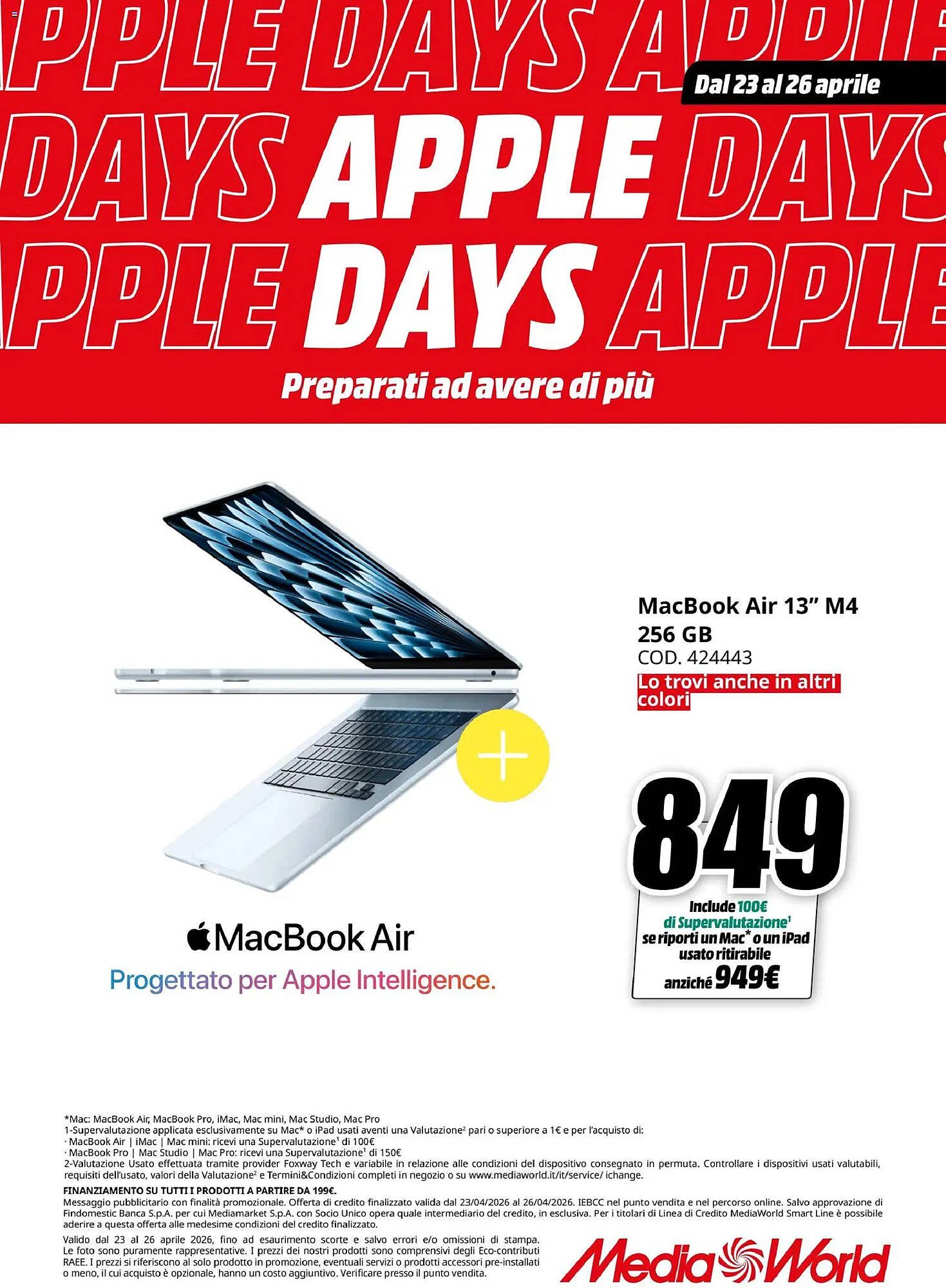 Volantino MediaWorld (2026-04-23 - 2026-04-26)