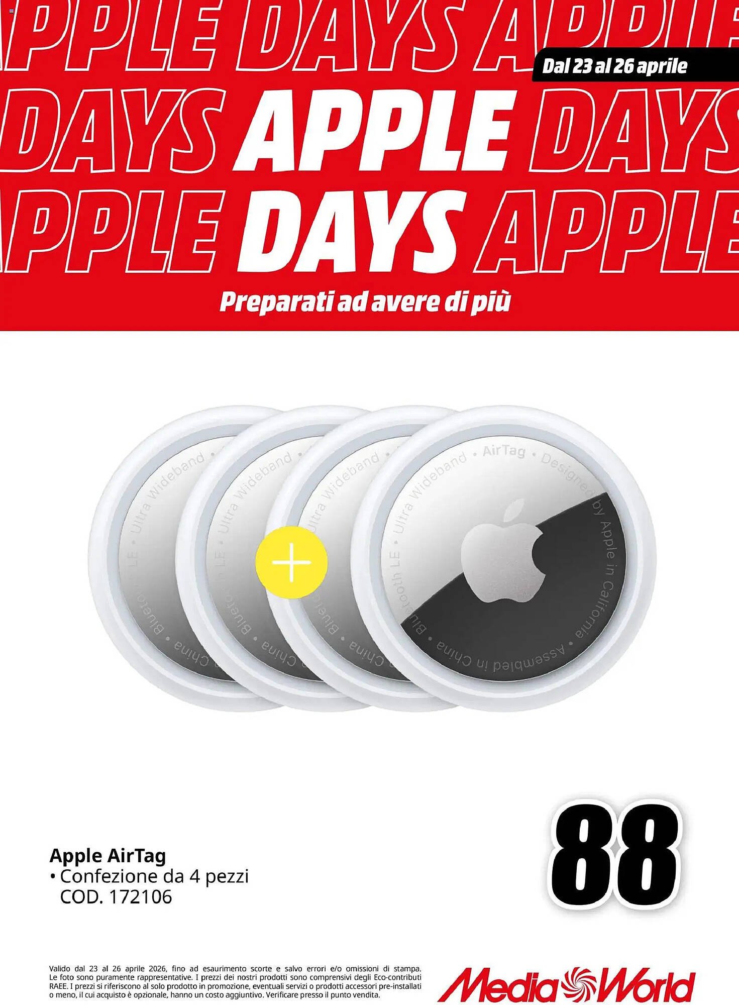 Volantino MediaWorld (2026-04-23 - 2026-04-26)