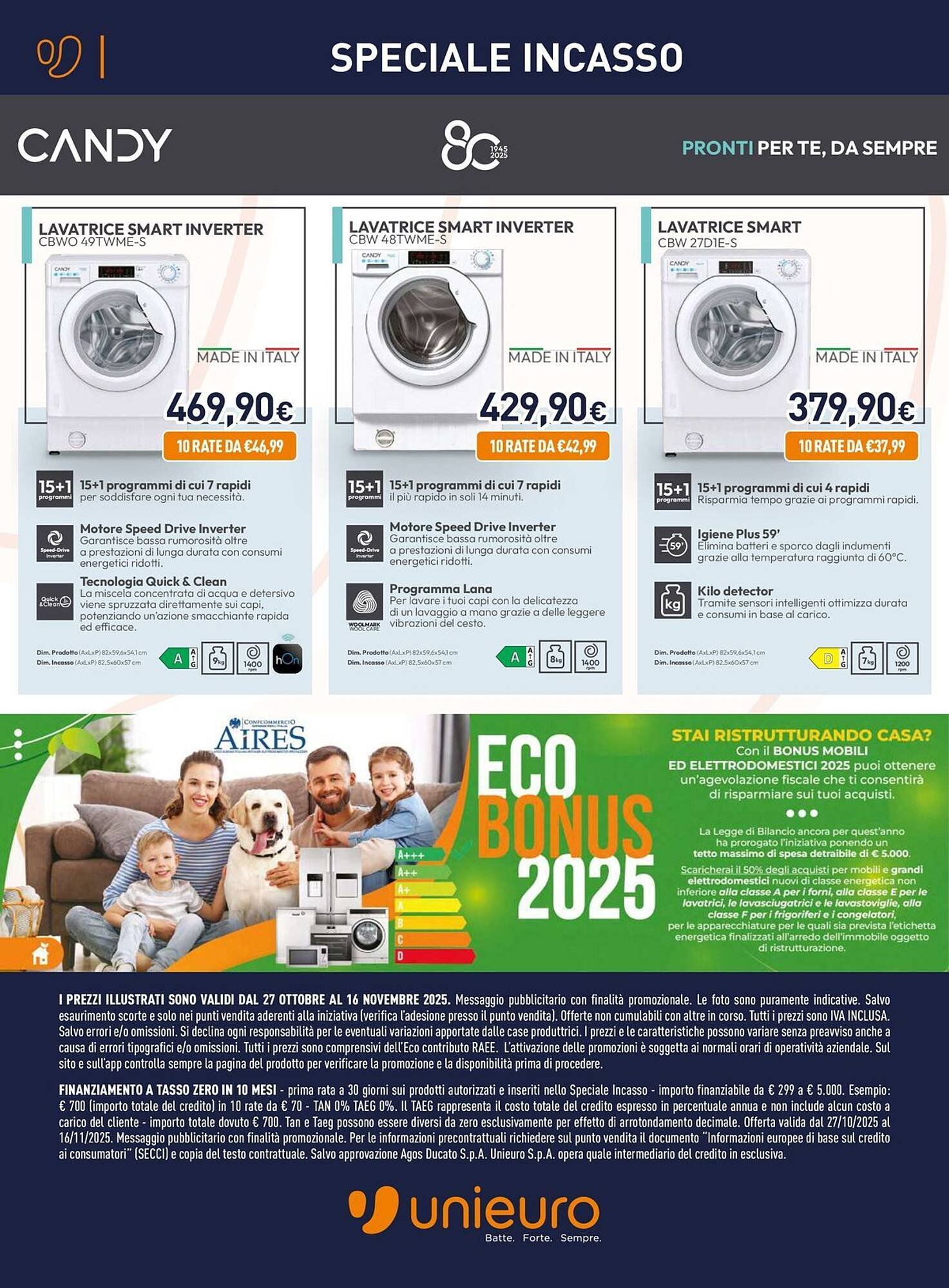 Volantino Unieuro (2025-10-27 - 2025-11-16)