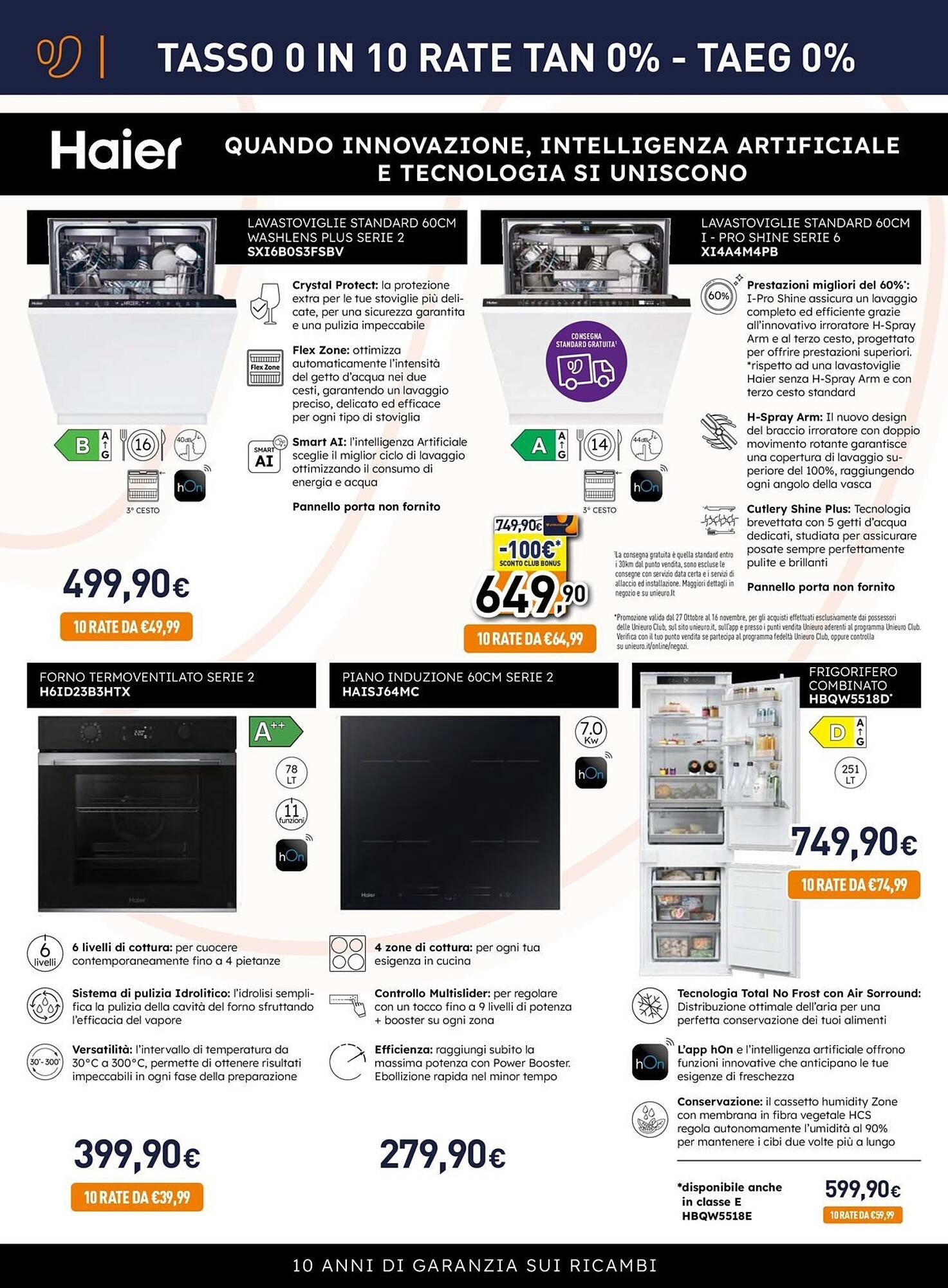 Volantino Unieuro (2025-10-27 - 2025-11-16)