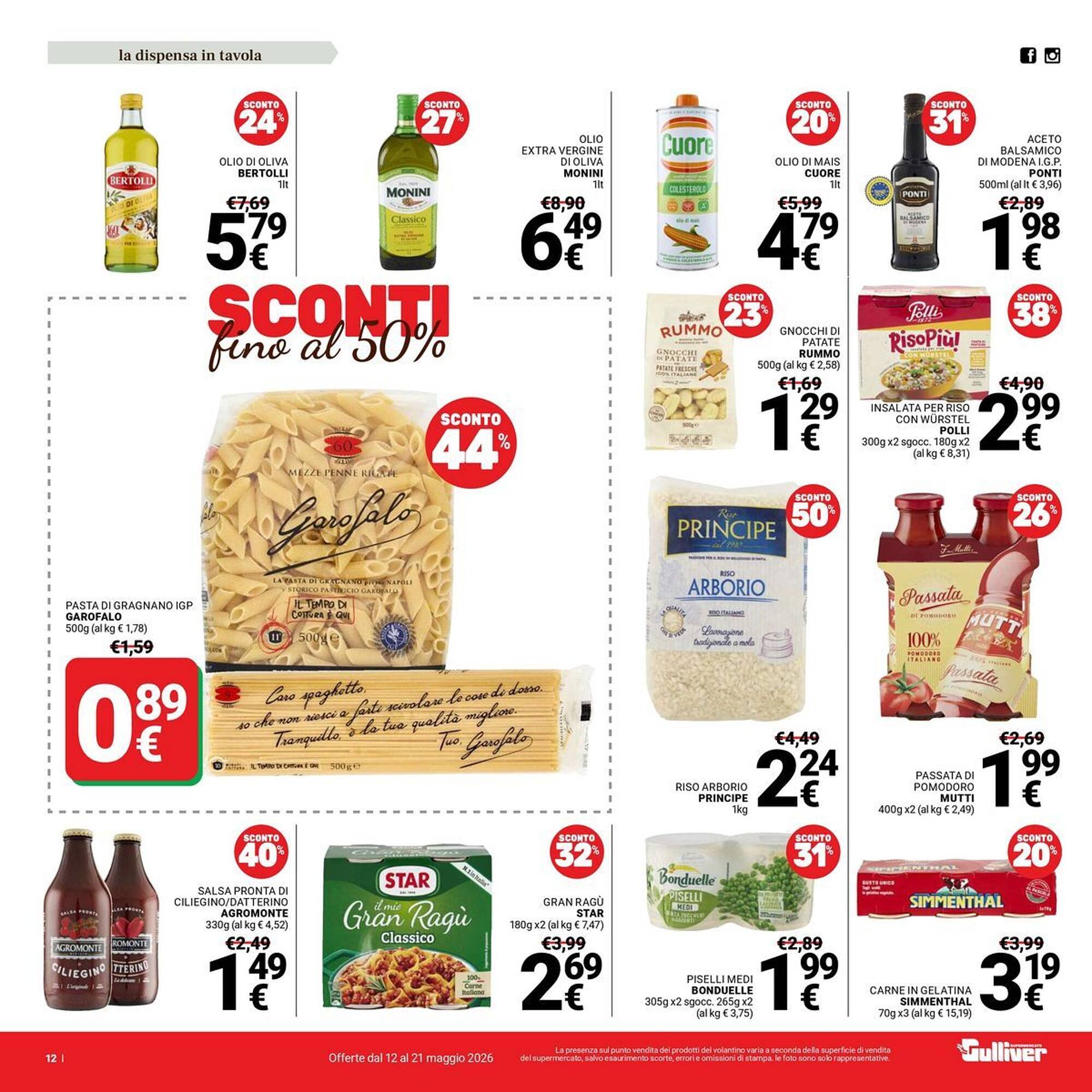 Volantino Supermercati Gulliver (2026-05-12 - 2026-05-21)