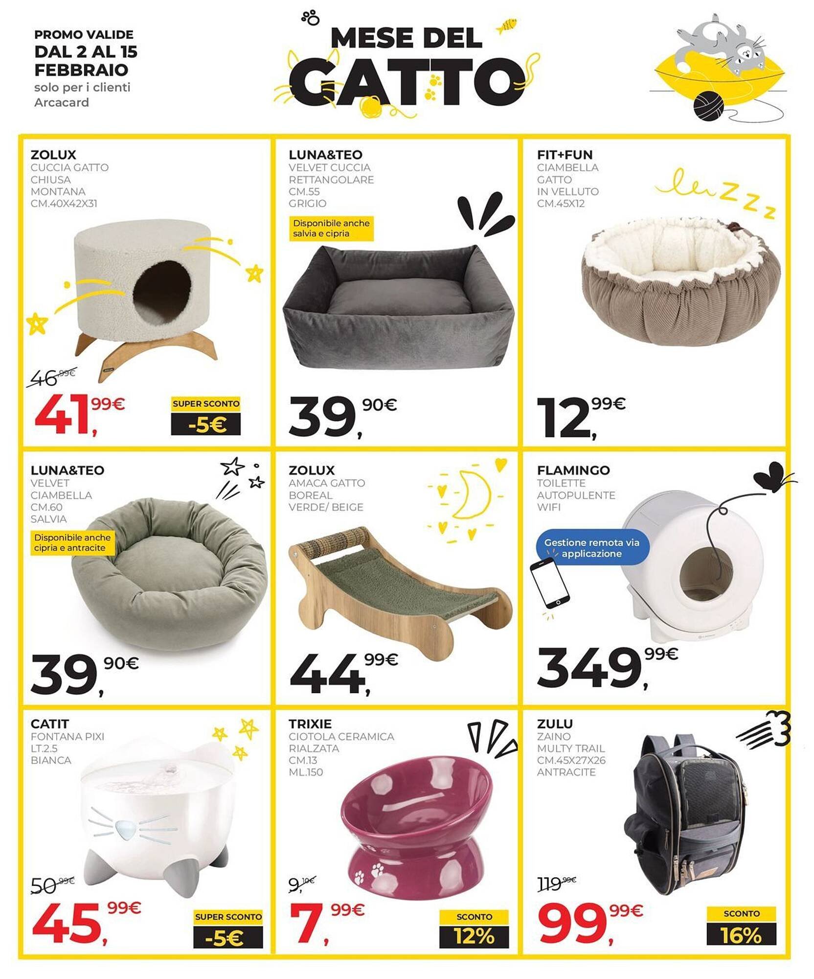 Volantino Arcaplanet (2026-02-02 - 2026-02-15)