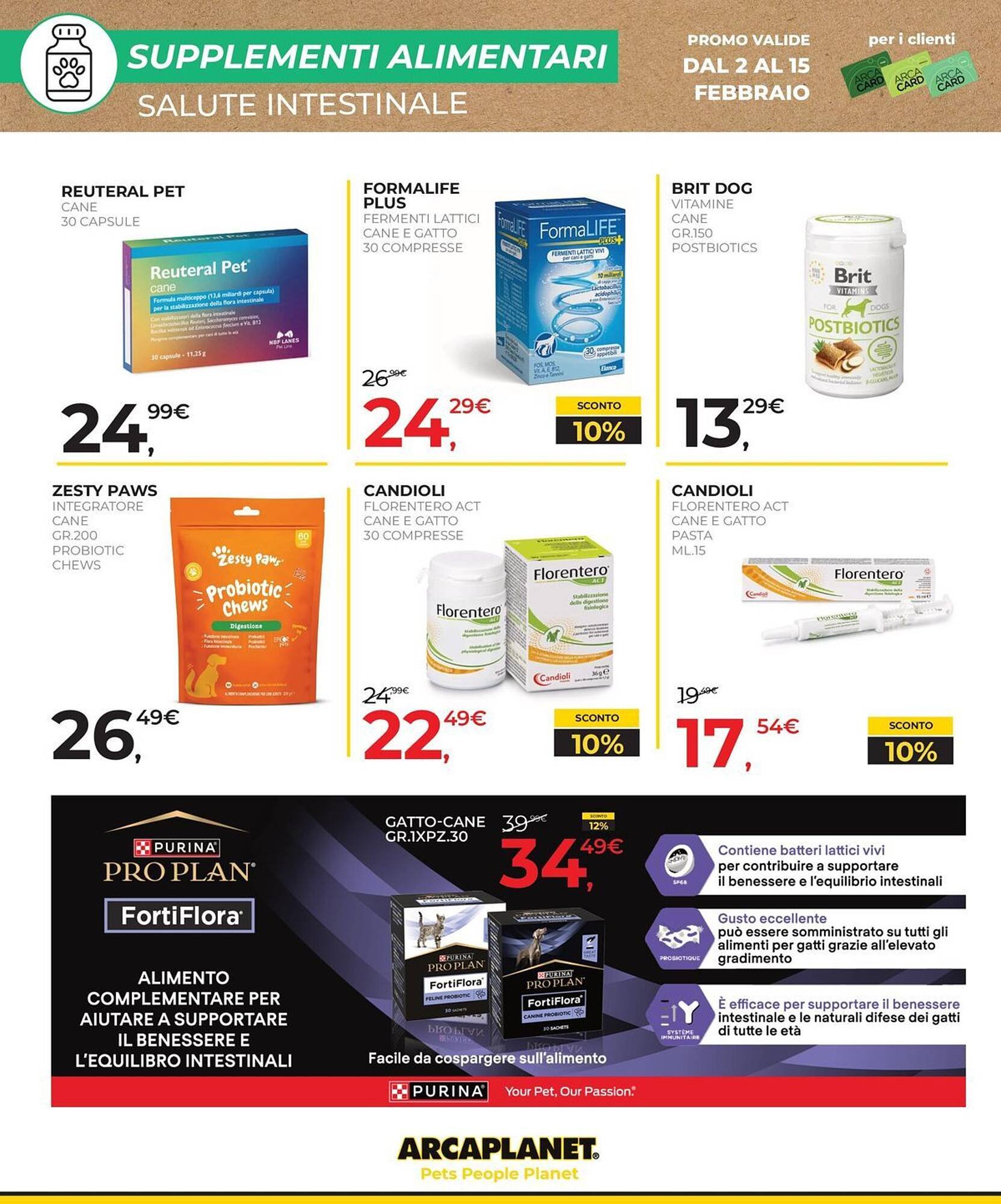 Volantino Arcaplanet (2026-02-02 - 2026-02-15)