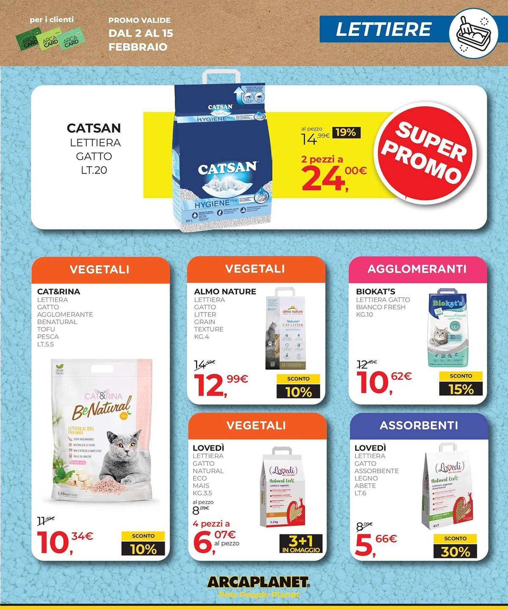 Volantino Arcaplanet (2026-02-02 - 2026-02-15)