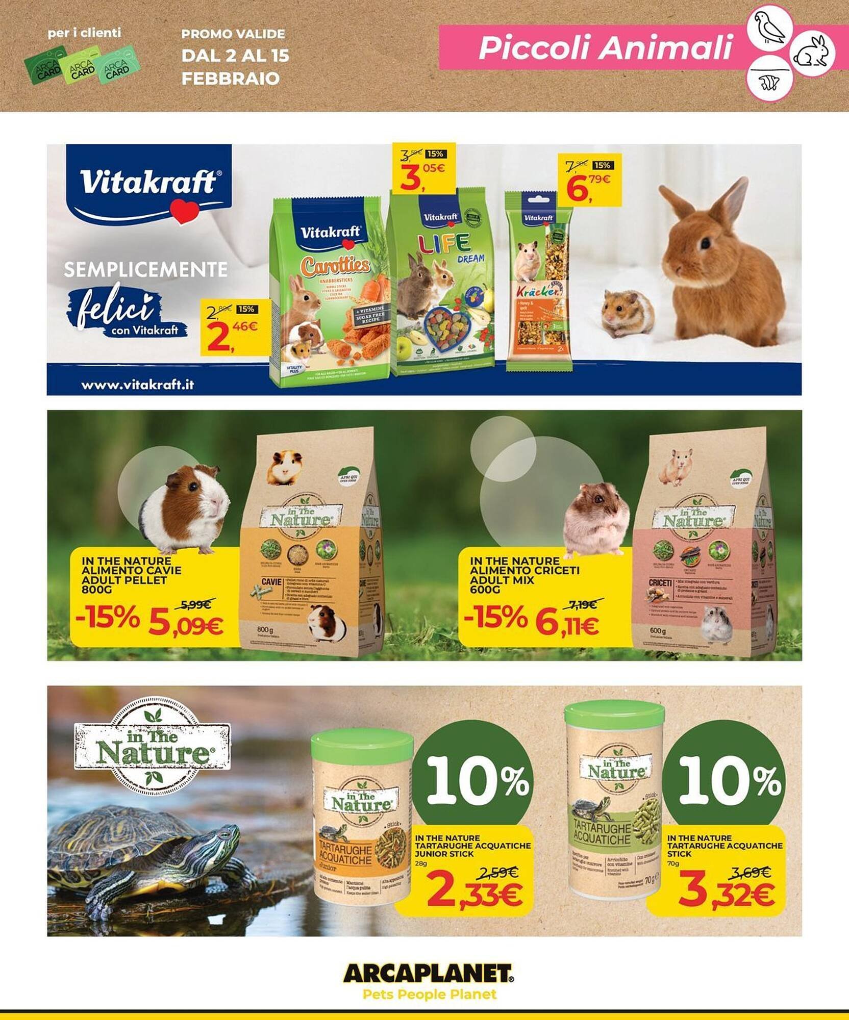 Volantino Arcaplanet (2026-02-02 - 2026-02-15)