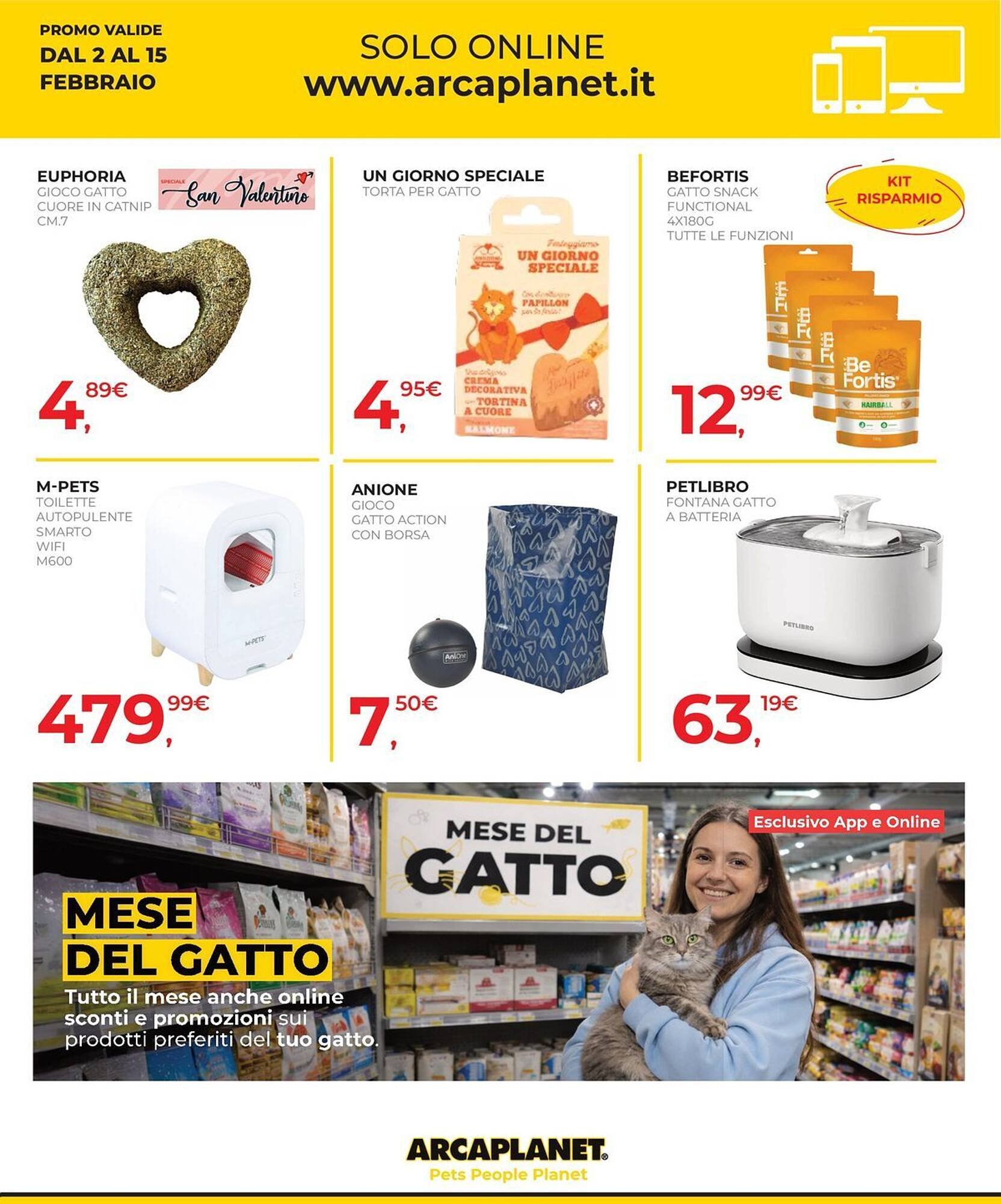 Volantino Arcaplanet (2026-02-02 - 2026-02-15)