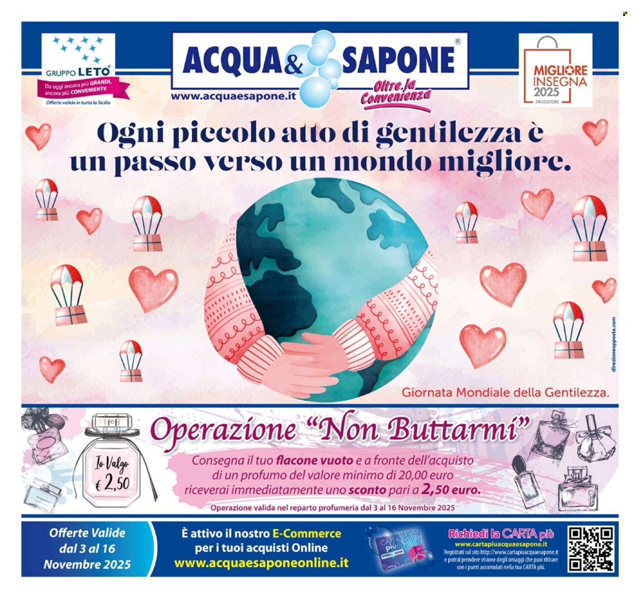 Volantino Acqua &amp; Sapone (2025-11-03 - 2025-11-16)