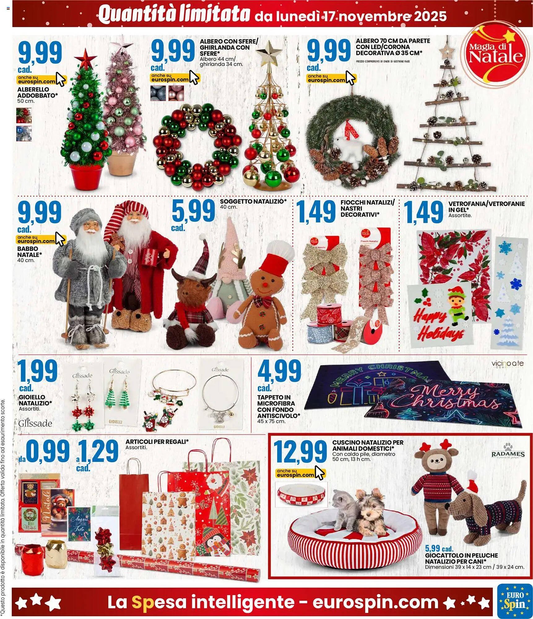 Volantino Eurospin (2025-11-17 - 2025-11-26)