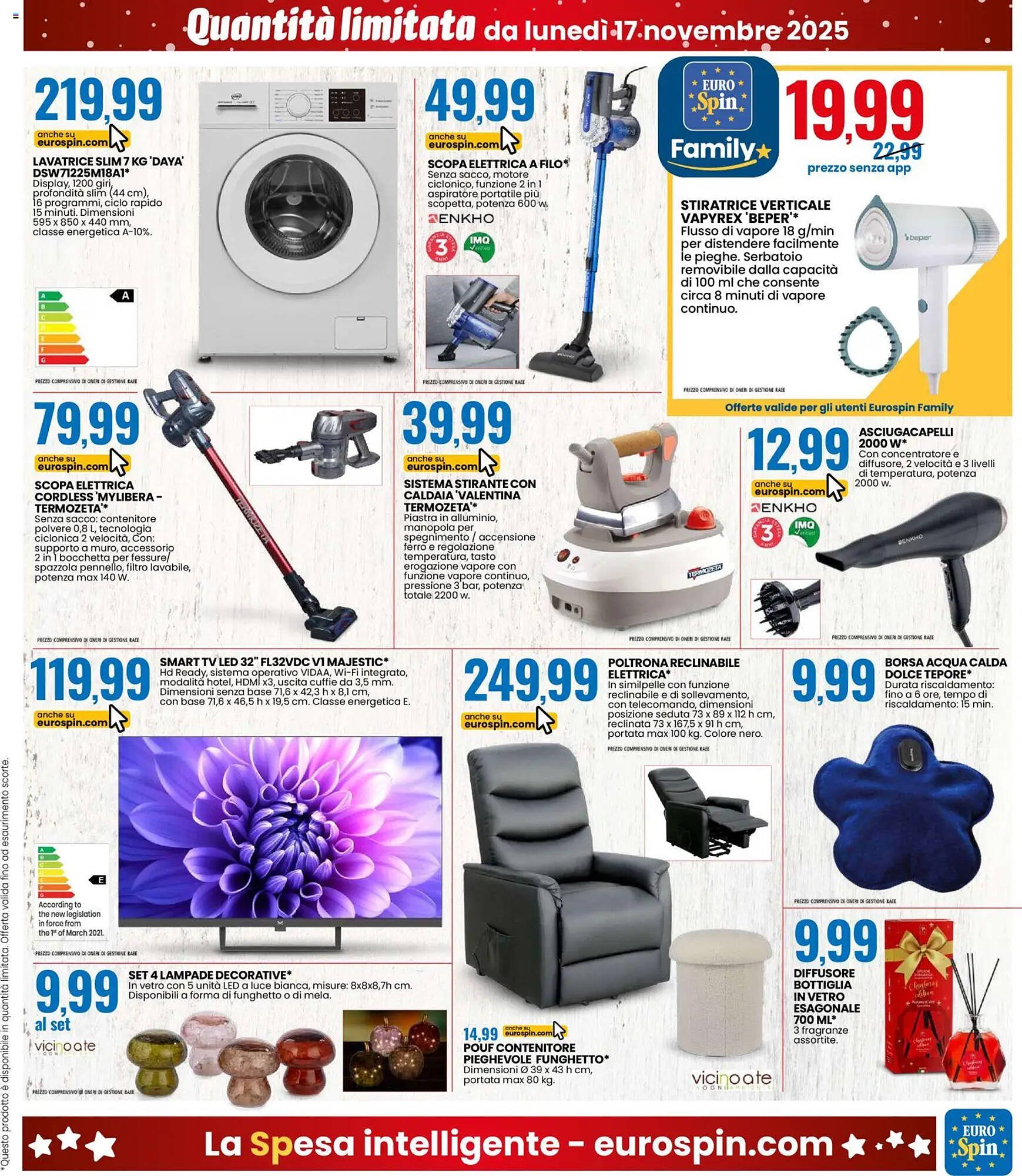 Volantino Eurospin (2025-11-17 - 2025-11-26)