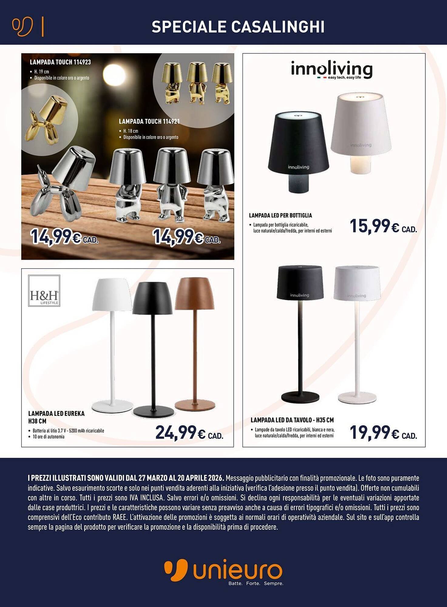 Volantino Unieuro (2026-03-27 - 2026-04-20)