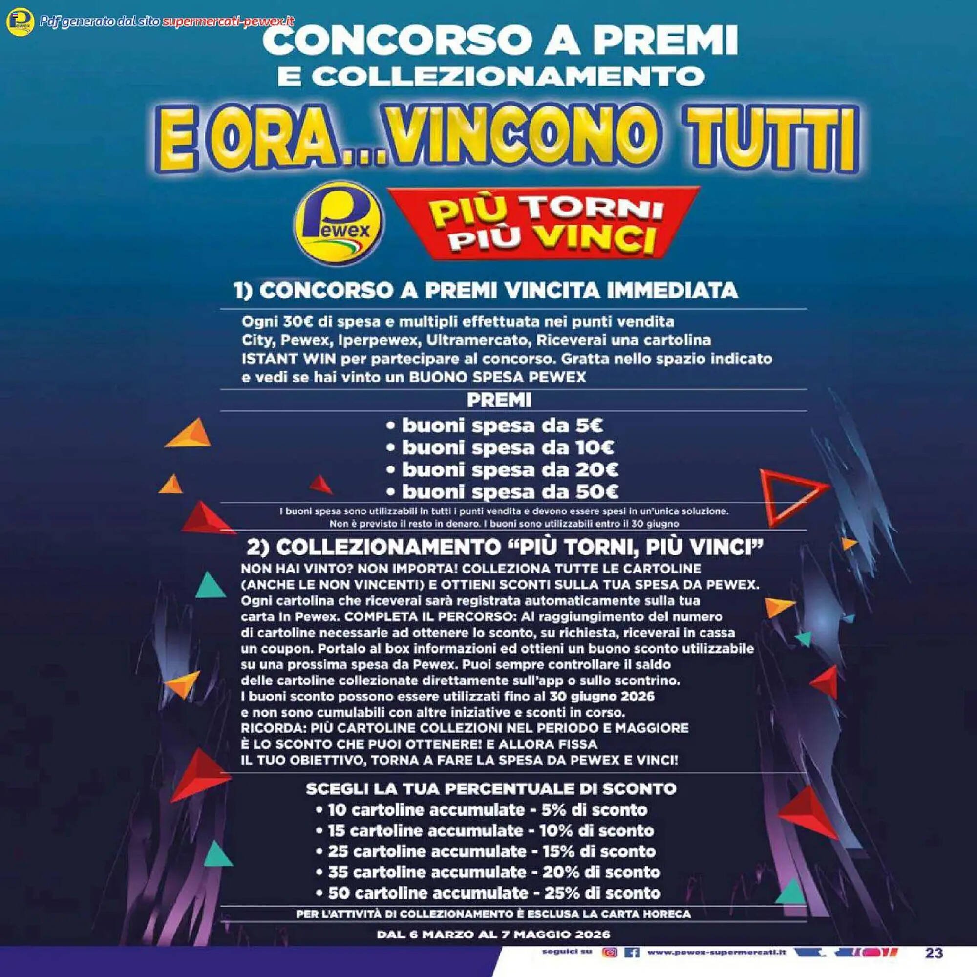 Volantino Pewex (2026-03-06 - 2026-05-07)