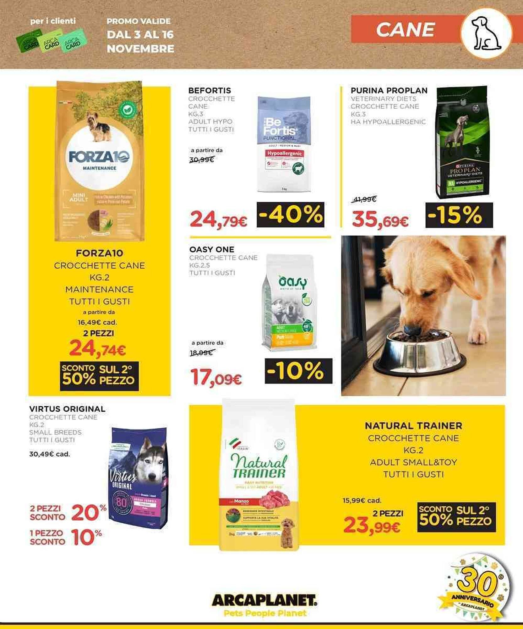 Volantino Arcaplanet (2025-11-03 - 2025-11-09)