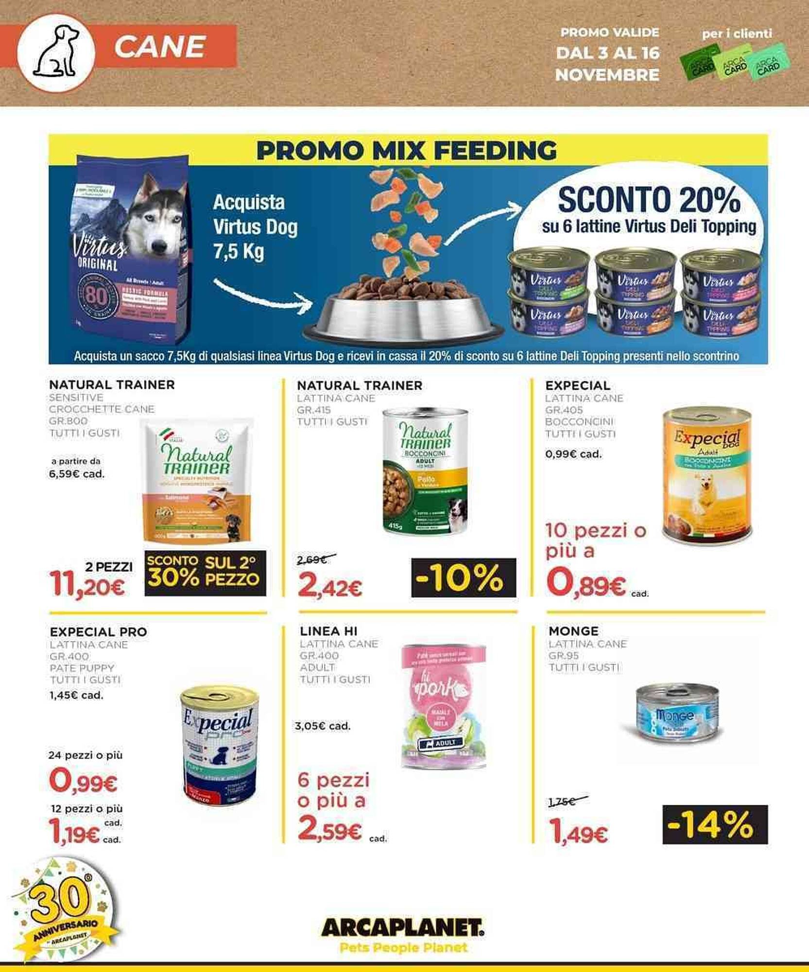 Volantino Arcaplanet (2025-11-03 - 2025-11-09)