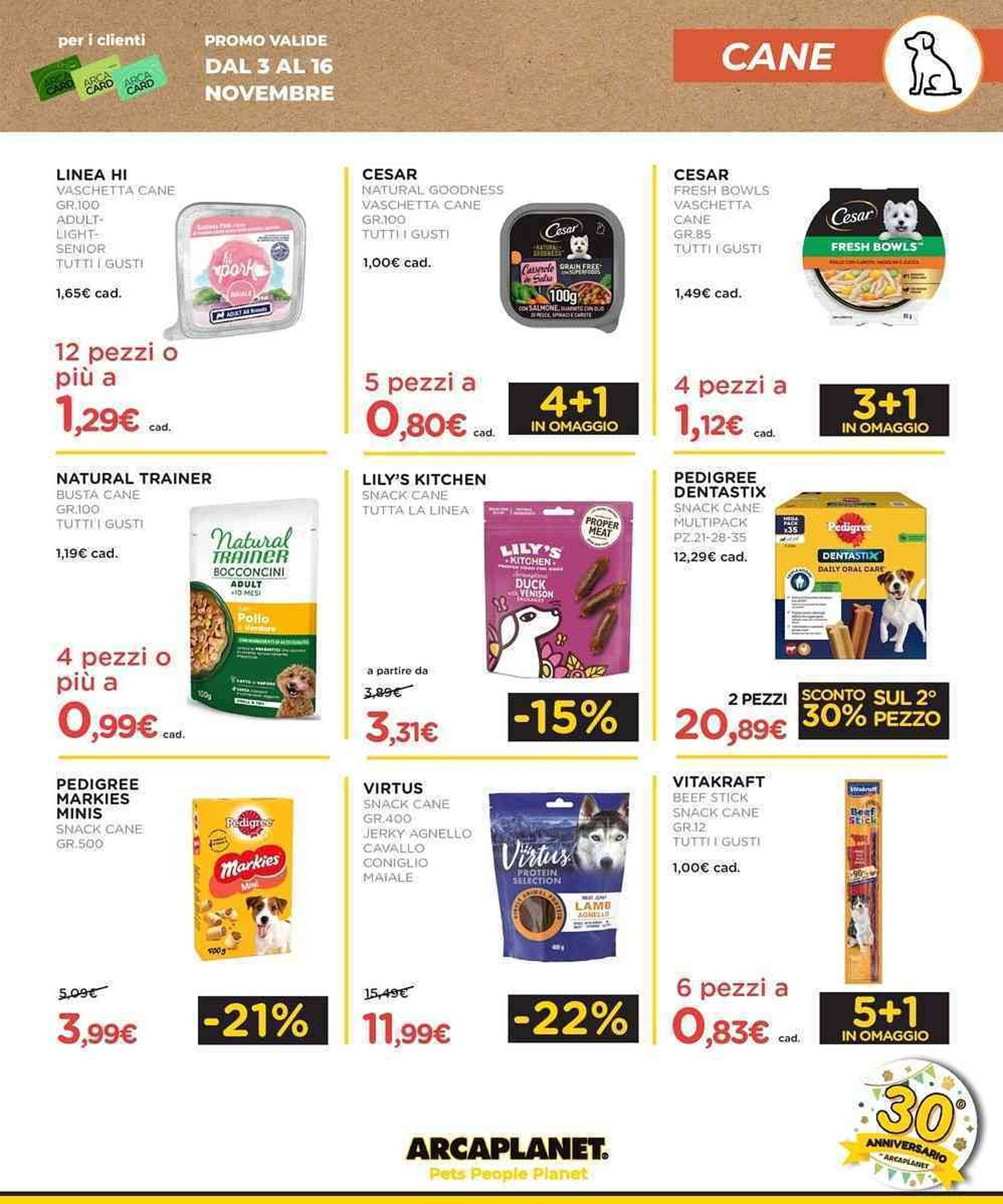 Volantino Arcaplanet (2025-11-03 - 2025-11-09)