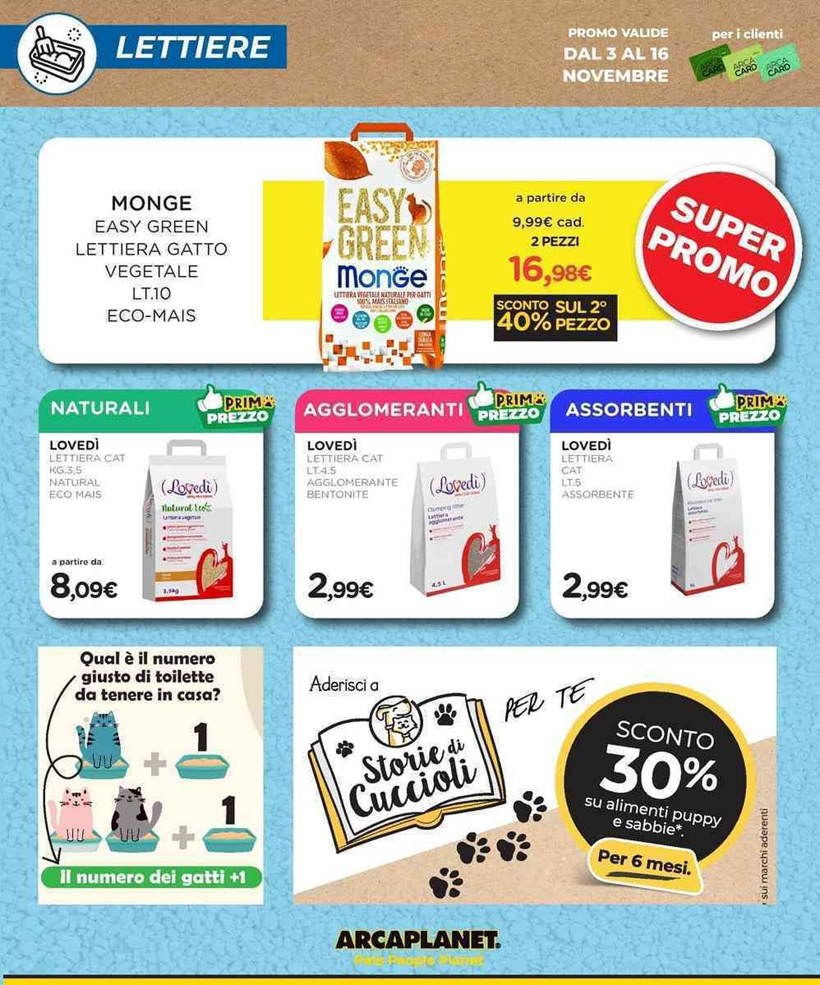 Volantino Arcaplanet (2025-11-03 - 2025-11-09)