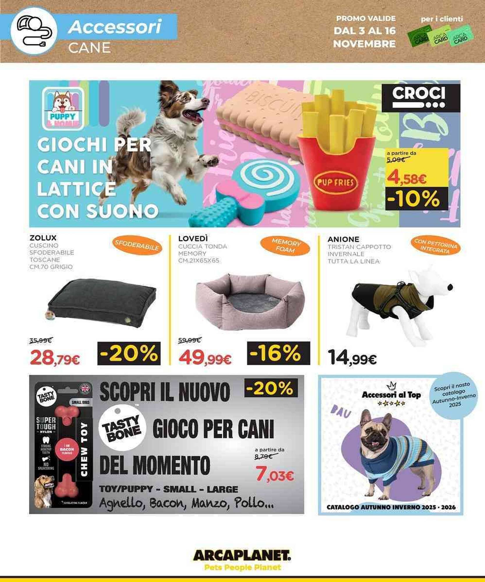 Volantino Arcaplanet (2025-11-03 - 2025-11-09)