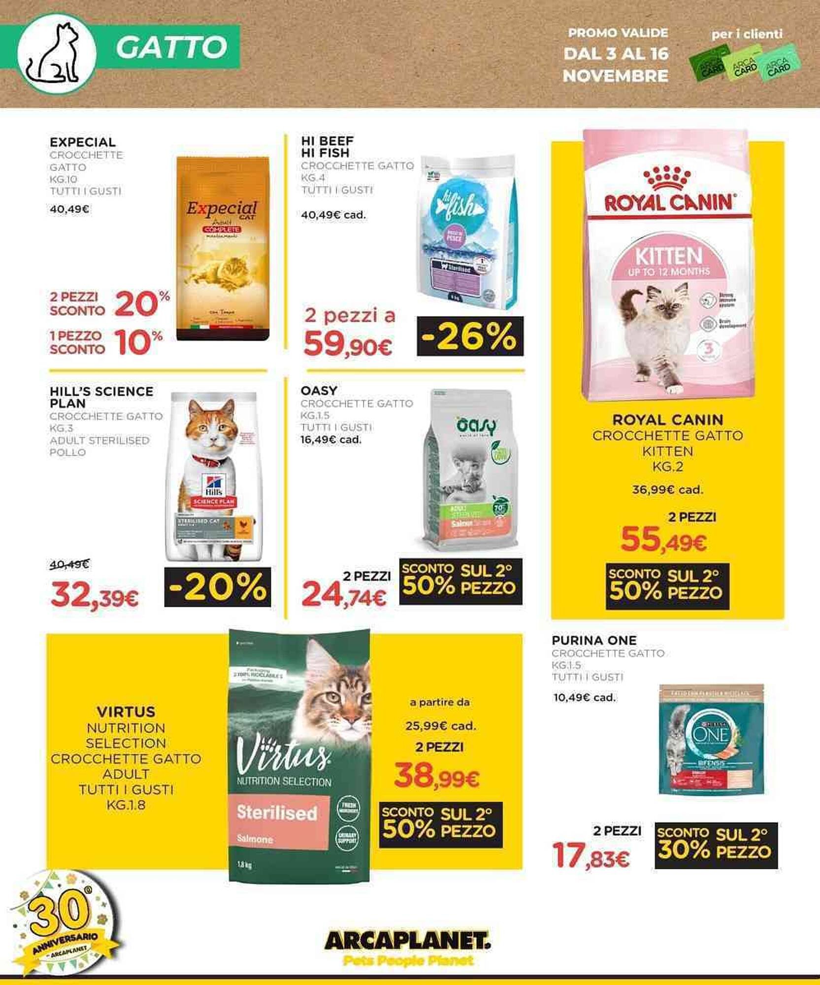 Volantino Arcaplanet (2025-11-03 - 2025-11-09)