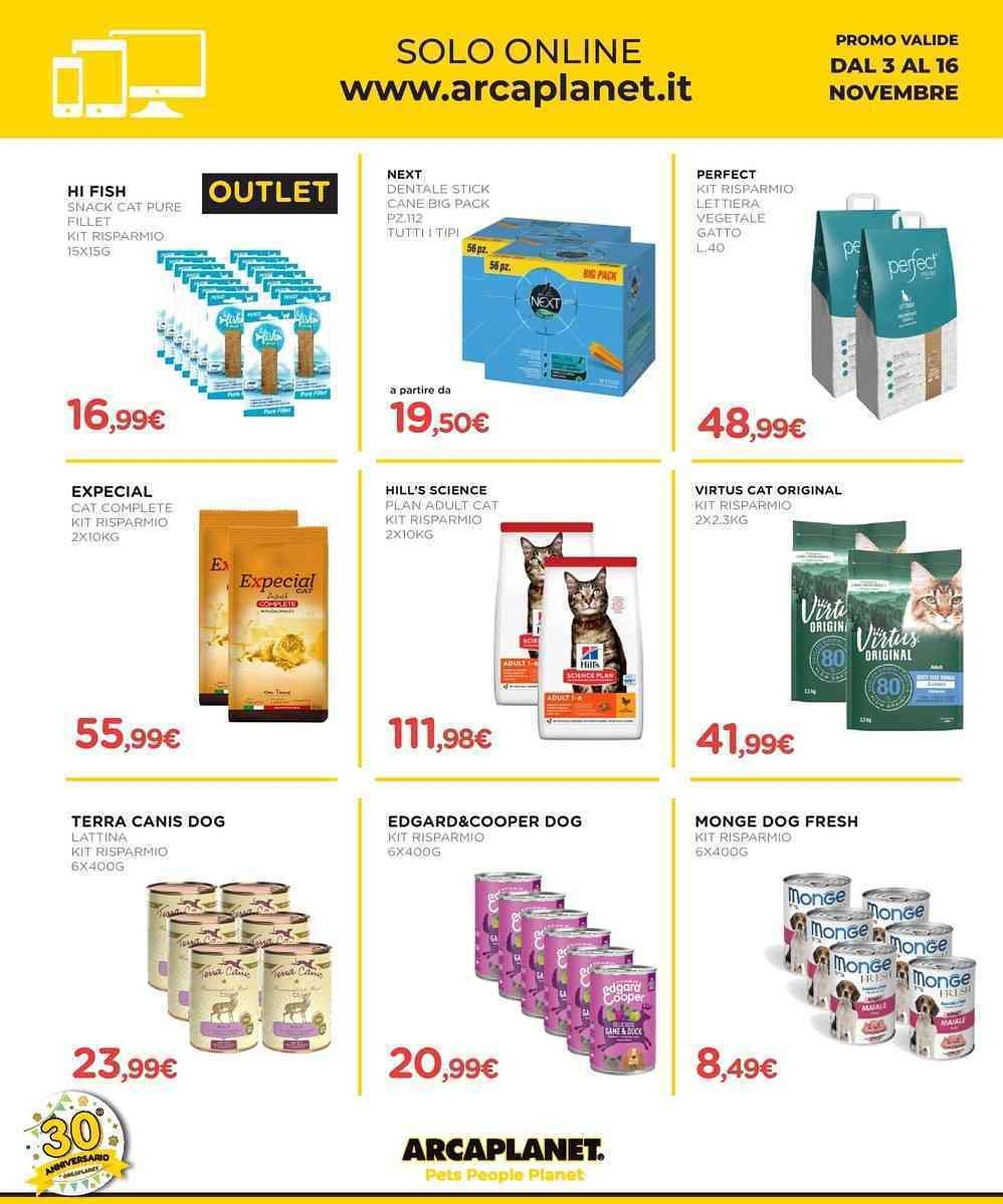 Volantino Arcaplanet (2025-11-03 - 2025-11-09)