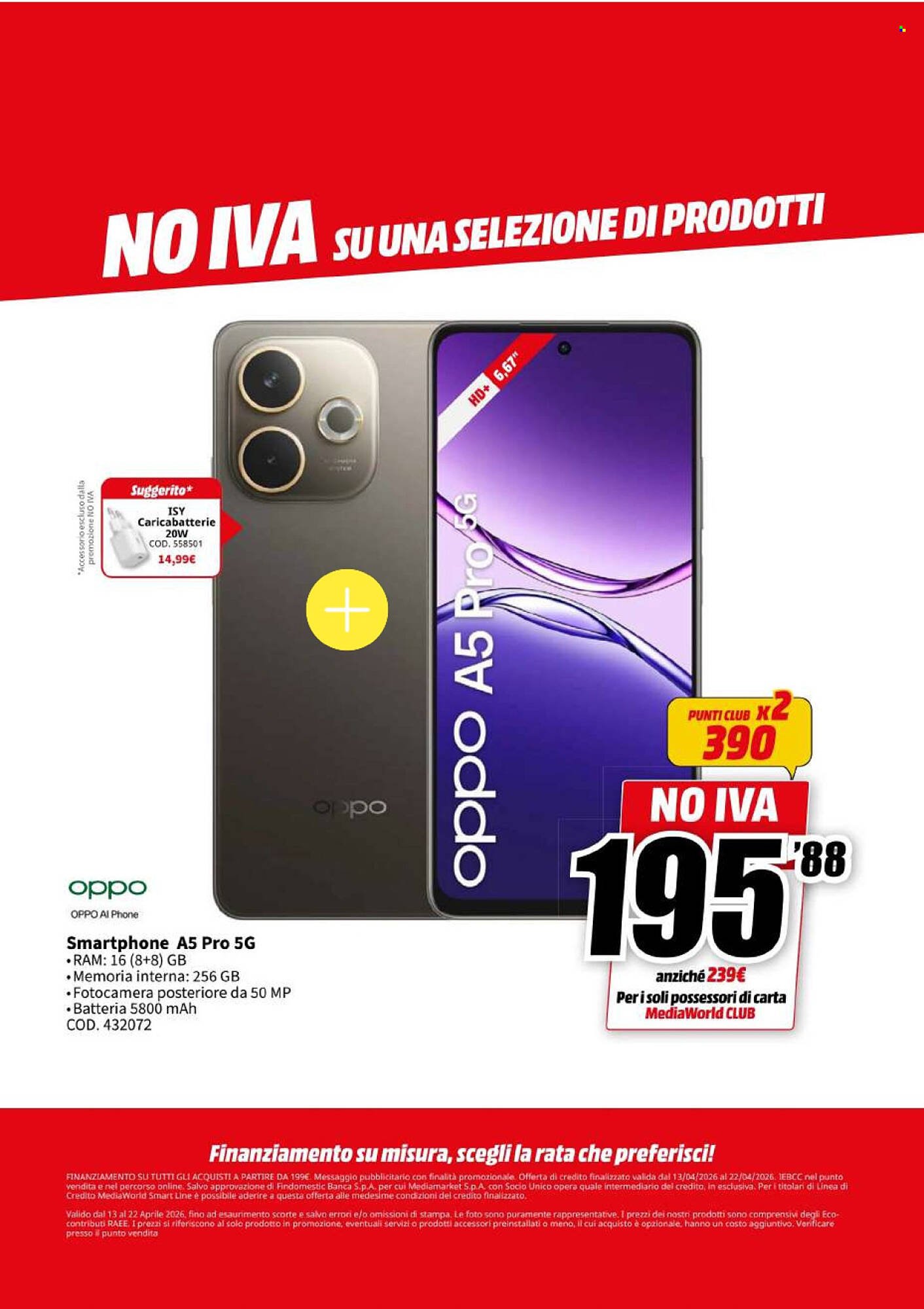 Volantino MediaWorld (2026-04-13 - 2026-04-22)