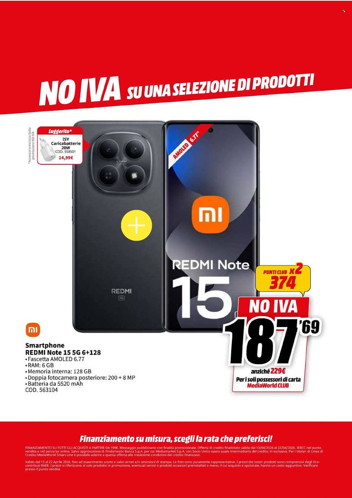 Volantino MediaWorld (2026-04-13 - 2026-04-22)