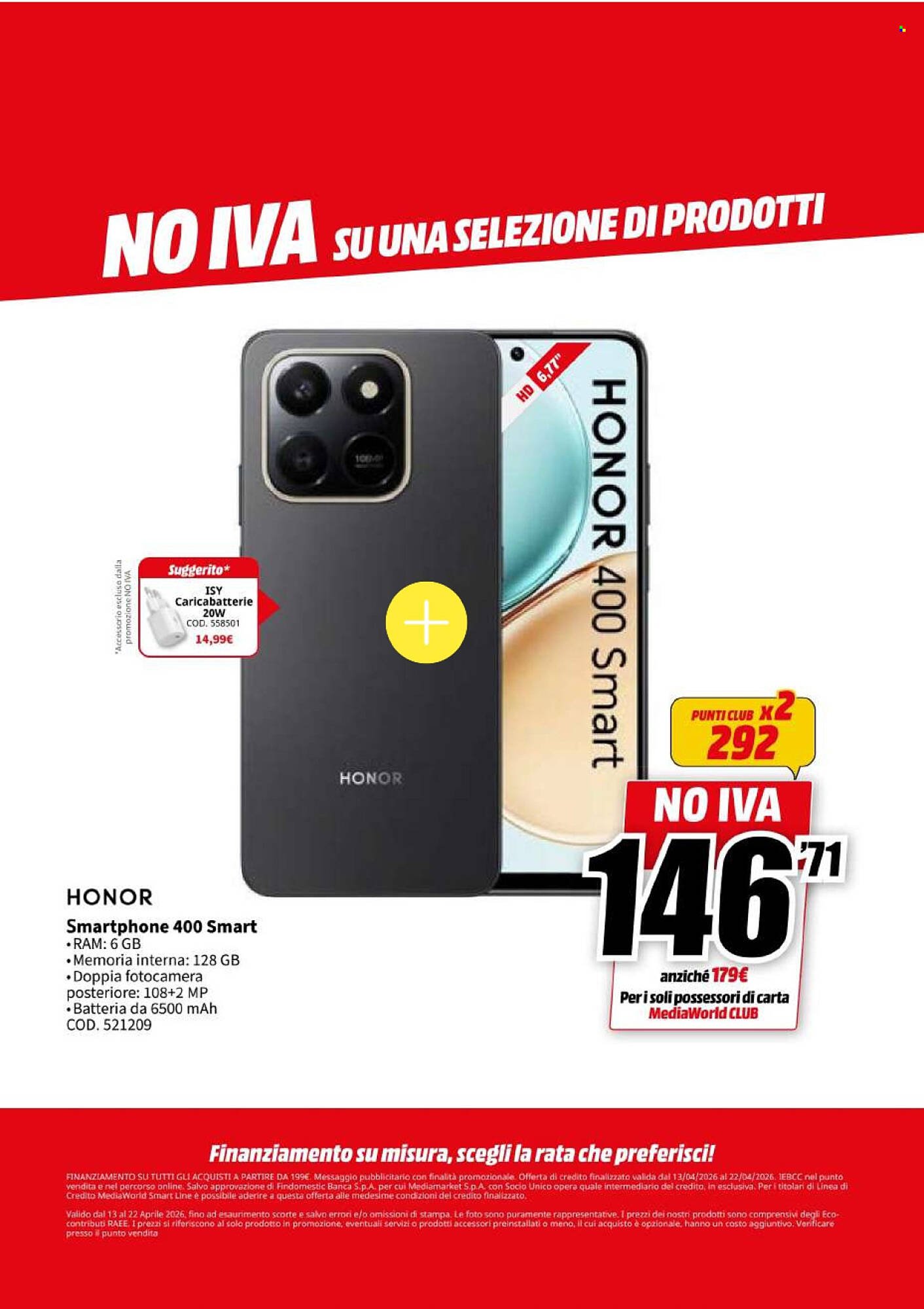 Volantino MediaWorld (2026-04-13 - 2026-04-22)