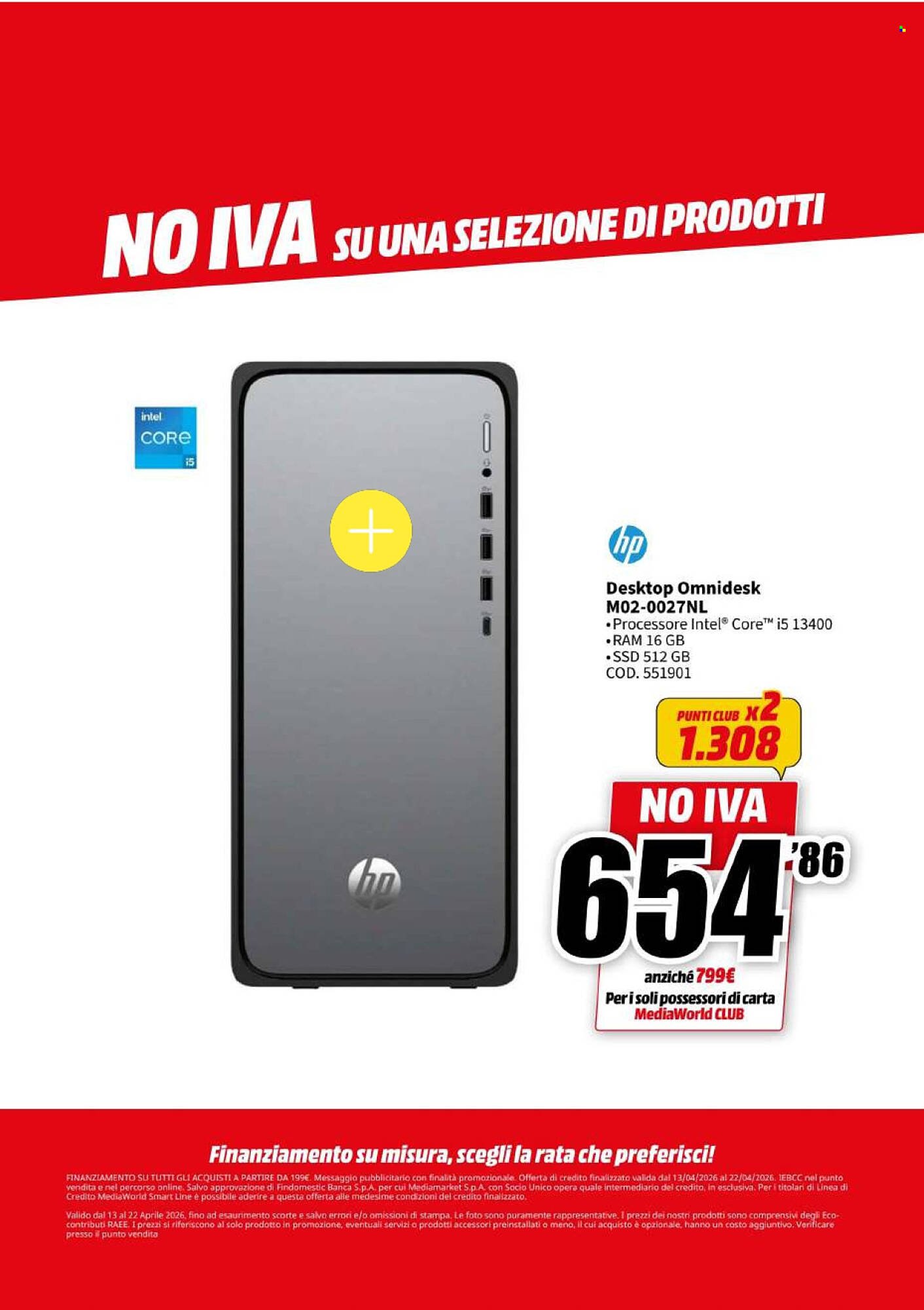 Volantino MediaWorld (2026-04-13 - 2026-04-22)