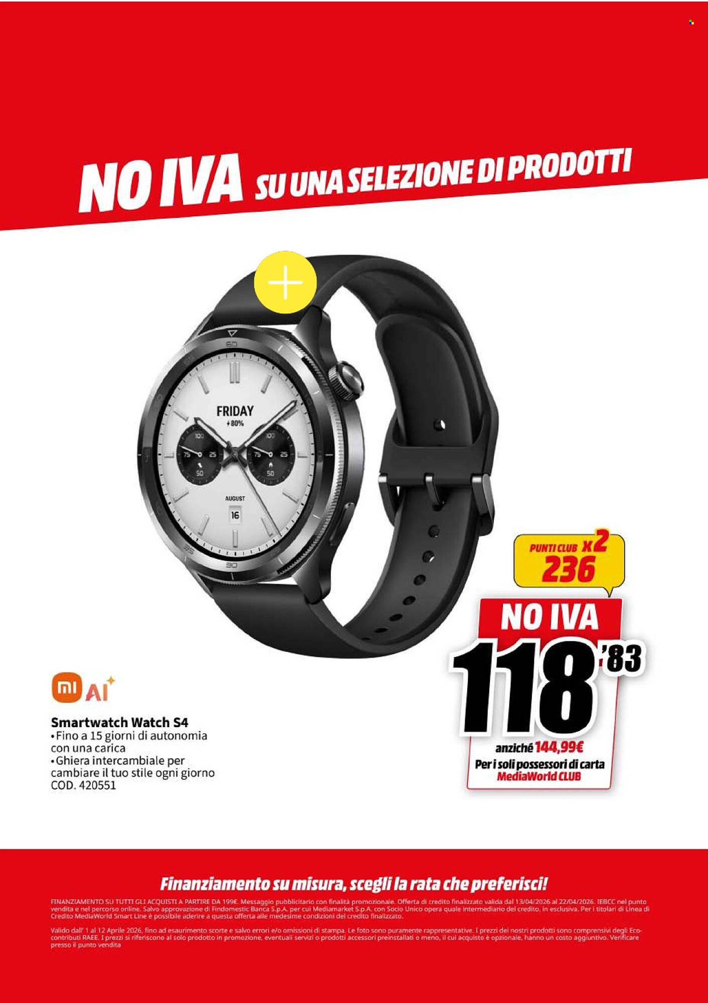 Volantino MediaWorld (2026-04-13 - 2026-04-22)