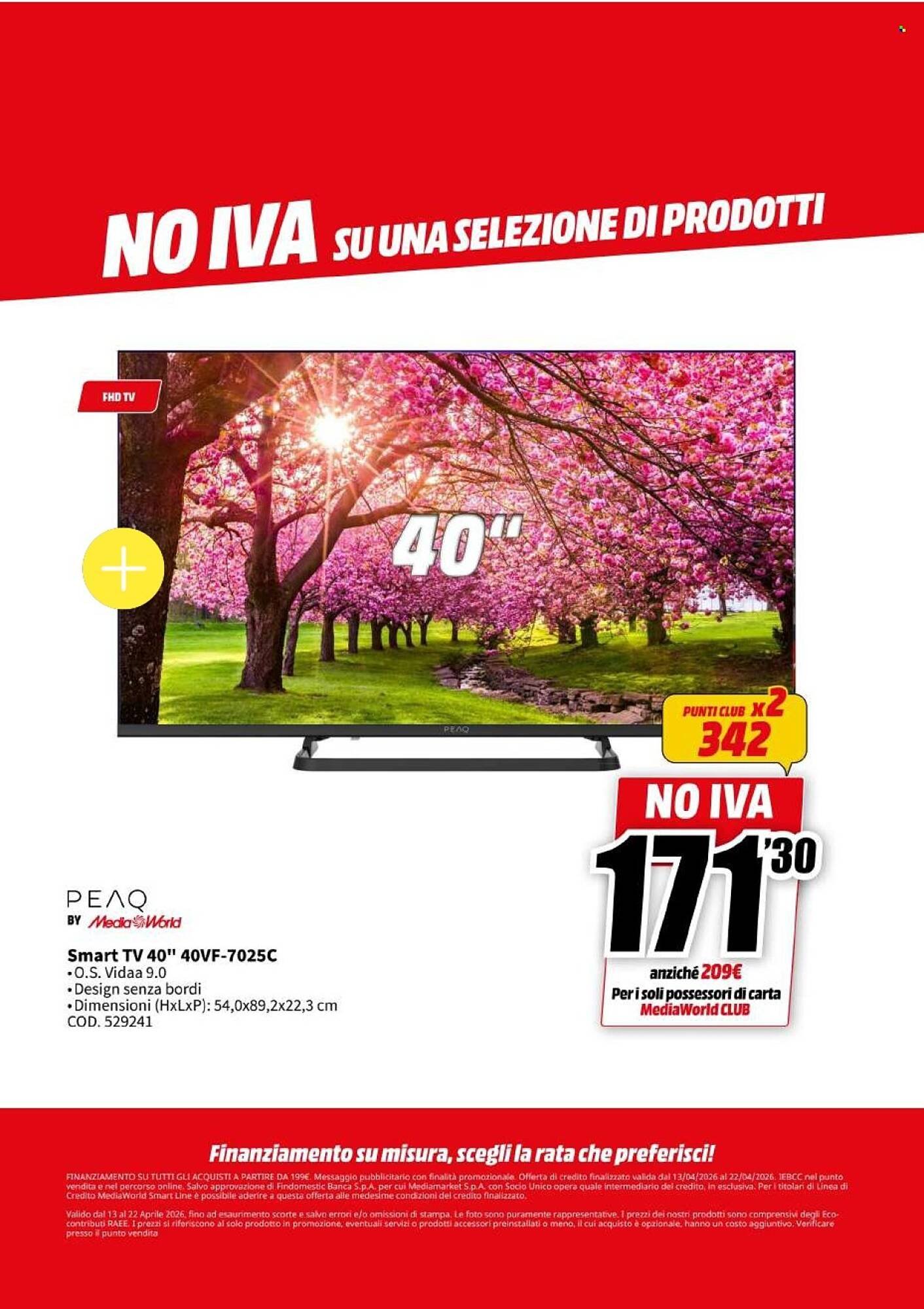 Volantino MediaWorld (2026-04-13 - 2026-04-22)