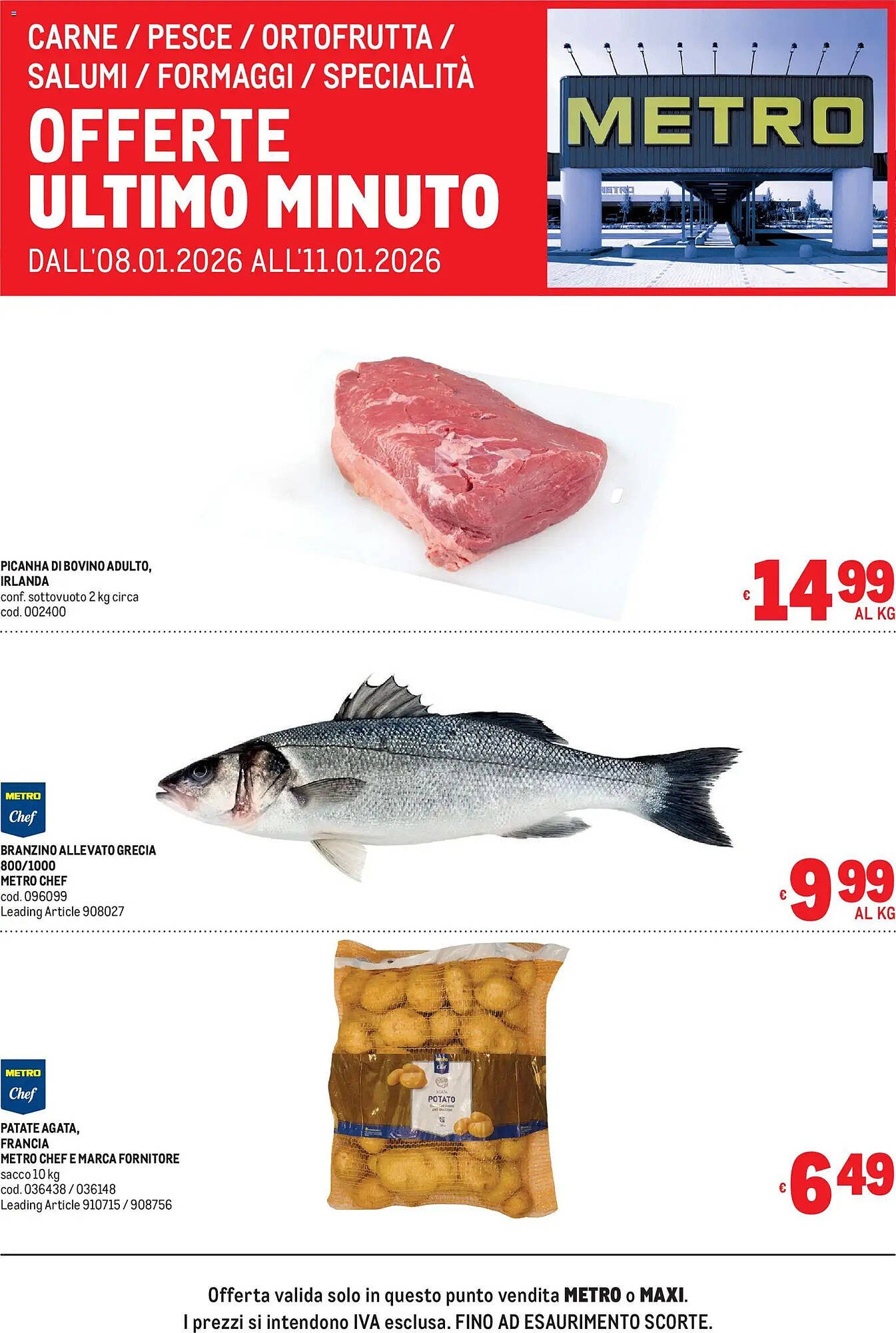Volantino Metro (2026-01-08 - 2026-01-11)