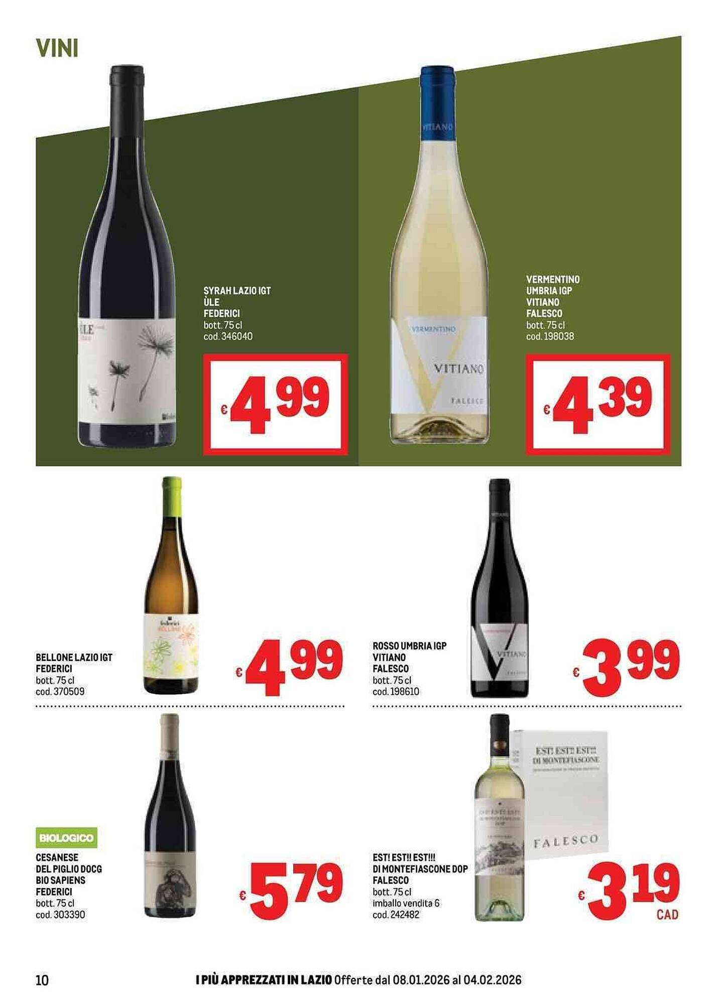 Volantino Metro (2026-01-15 - 2026-02-04)