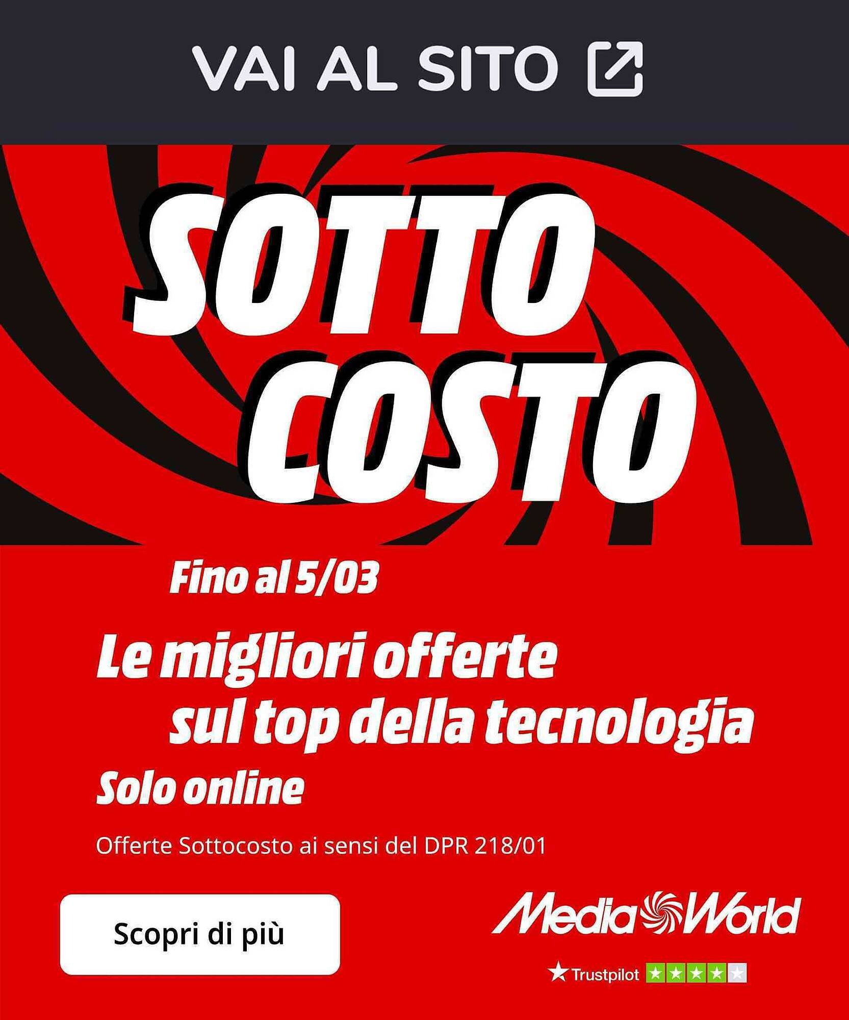 Volantino MediaWorld (2026-03-02 - 2026-03-05)