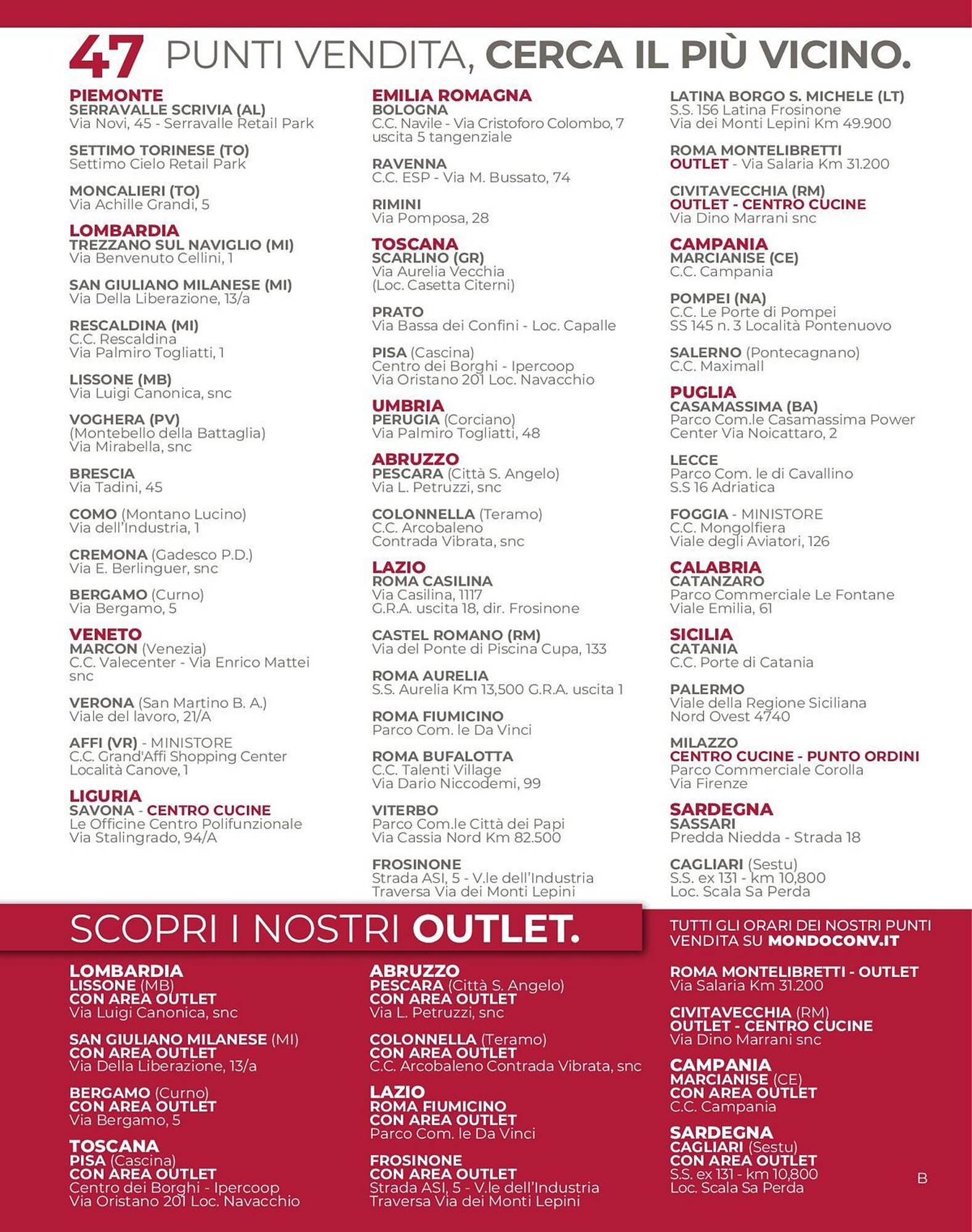 Volantino Mondo Convenienza (2025-09-01 - 2025-12-31)