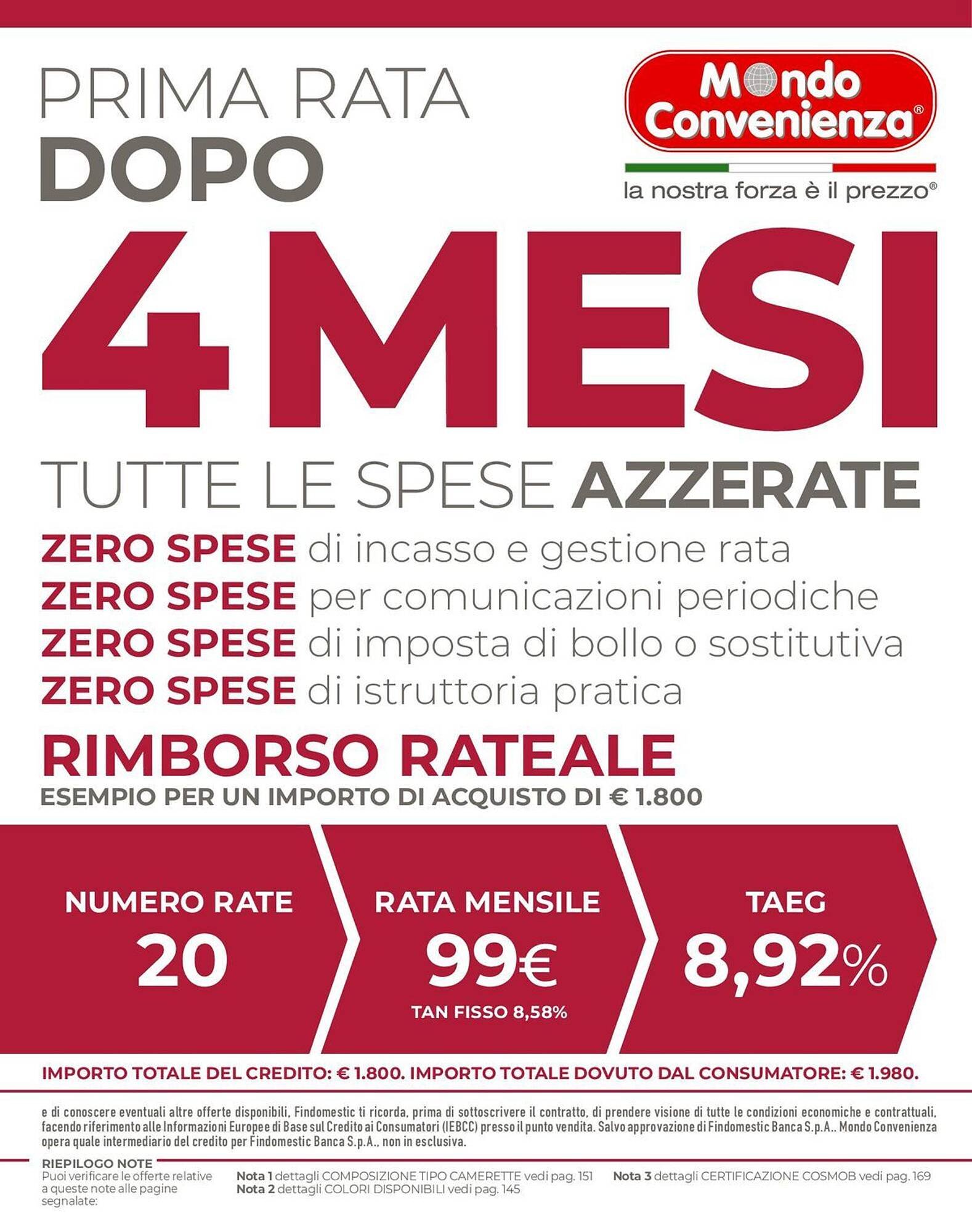 Volantino Mondo Convenienza (2025-09-01 - 2025-12-31)