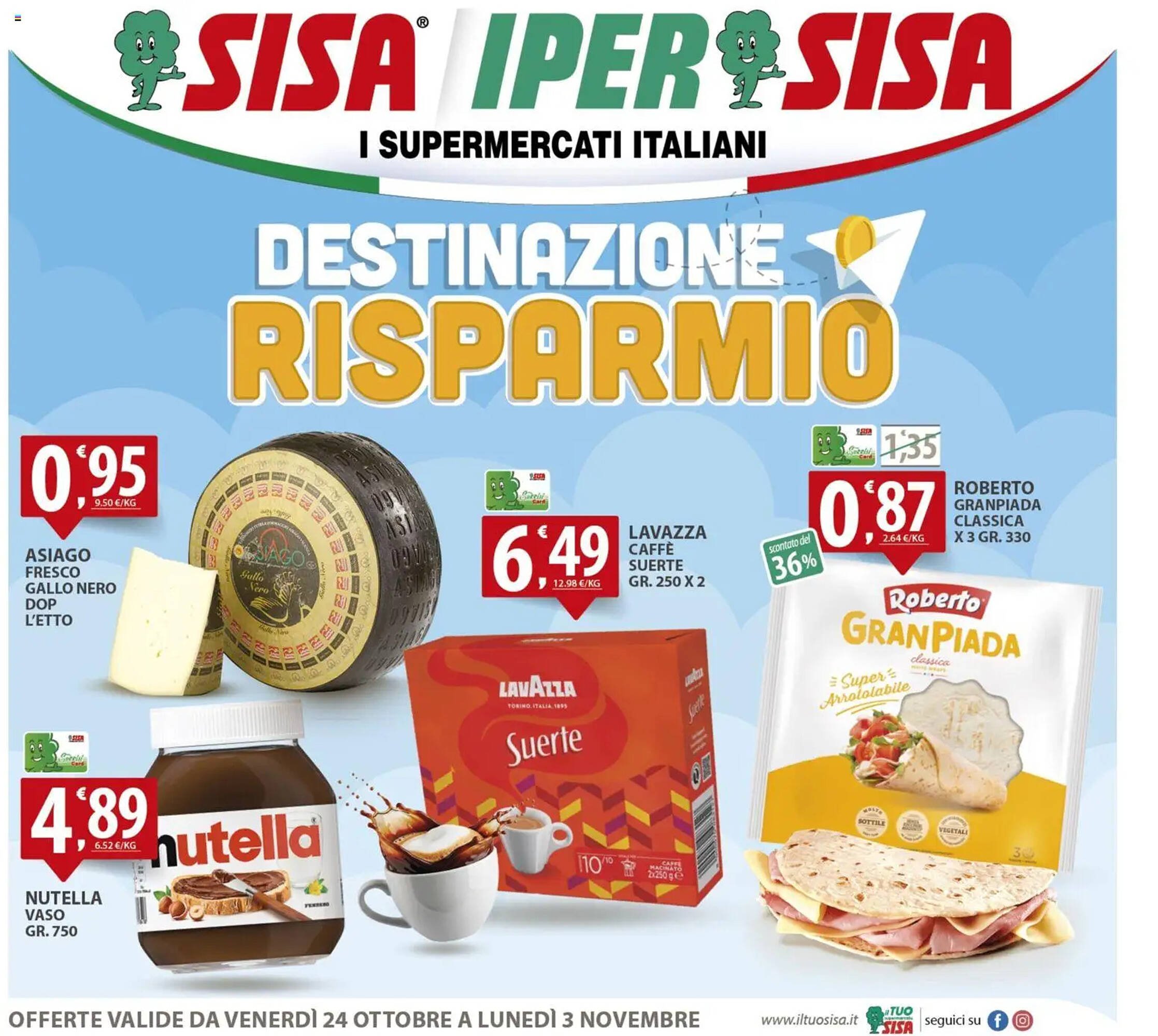 Volantino Sisa (2025-10-24 - 2025-11-03)