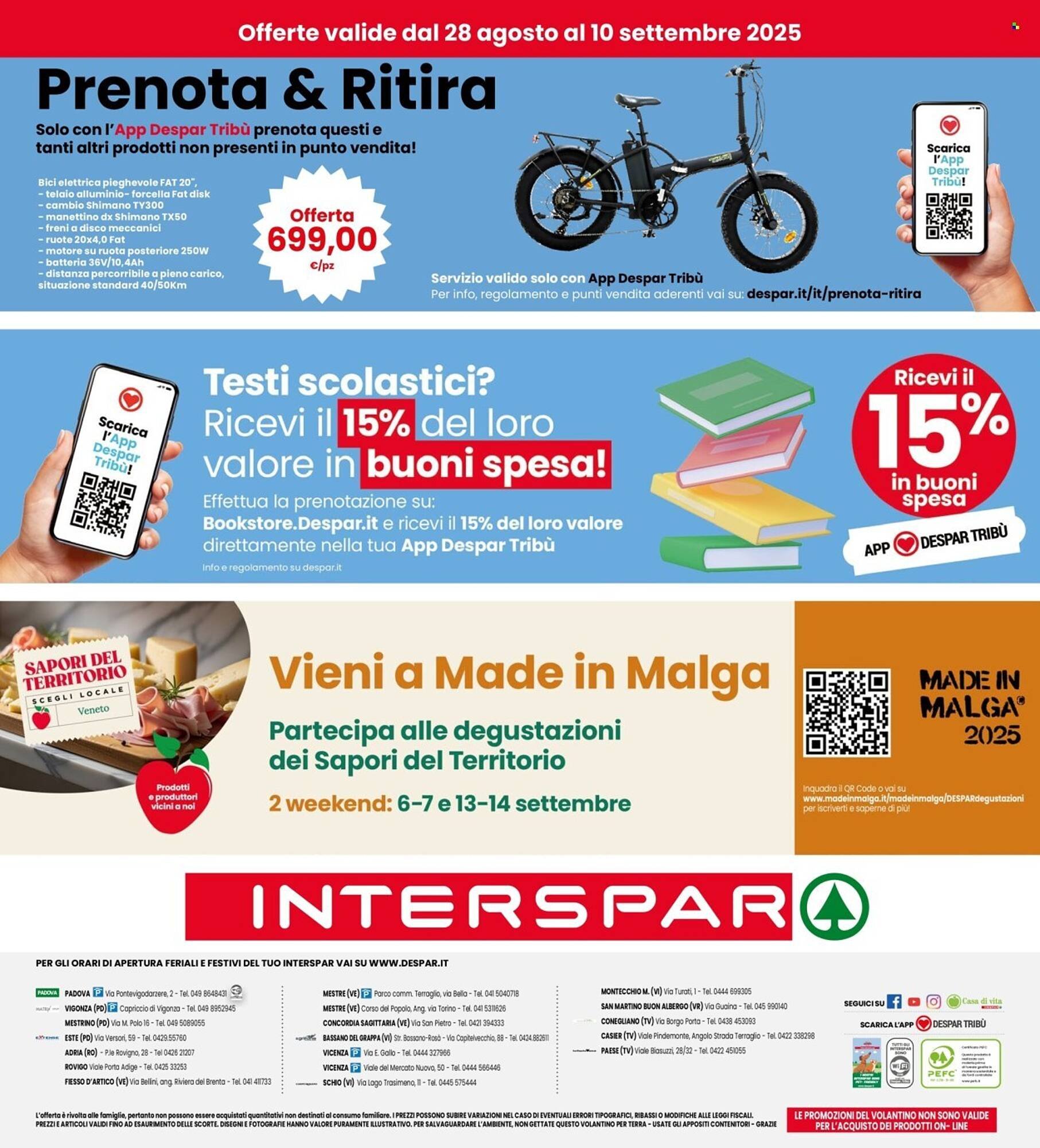 Volantino Interspar (2025-08-28 - 2025-09-10)