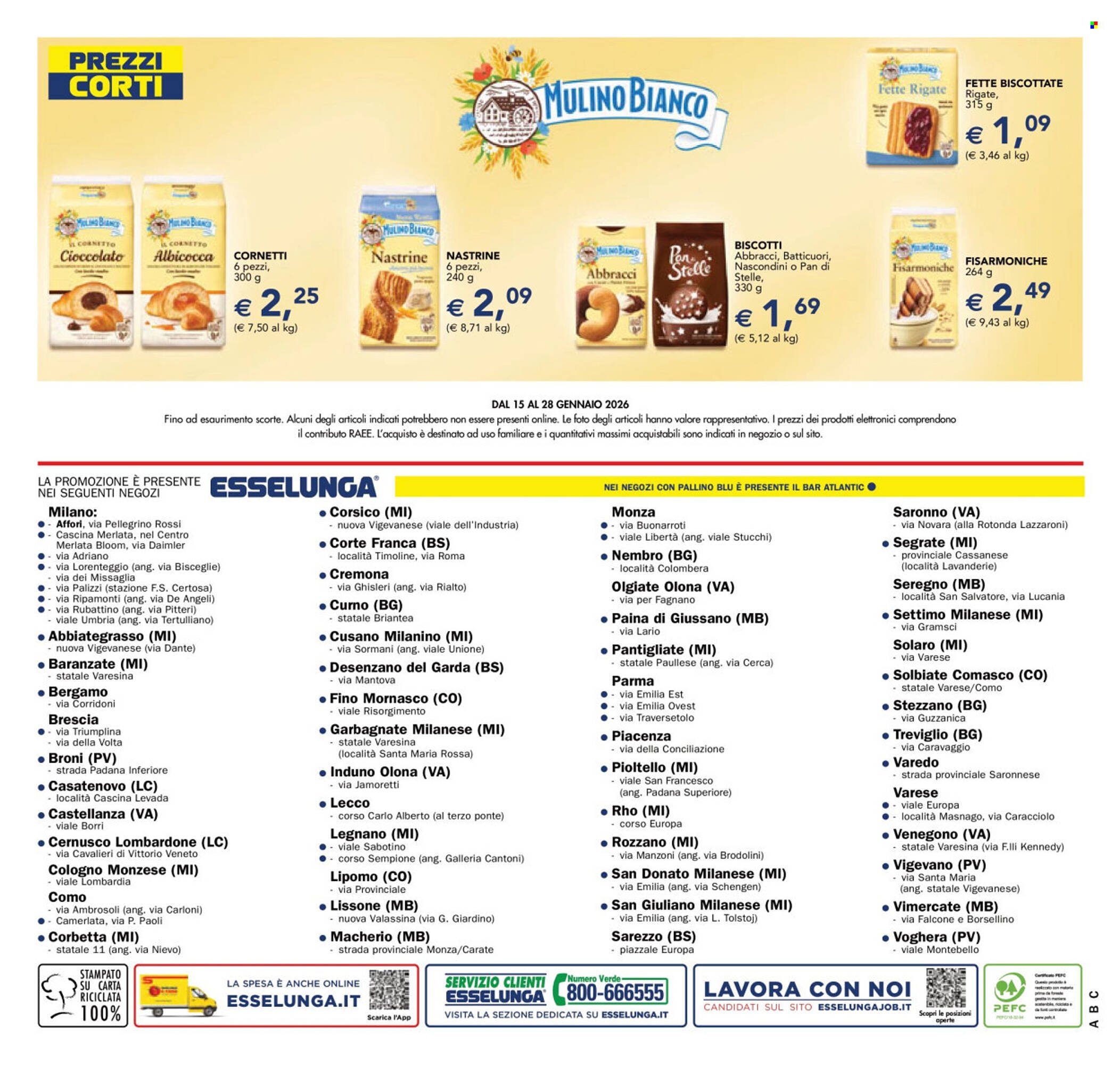 Volantino Esselunga (2026-01-15 - 2026-01-28)