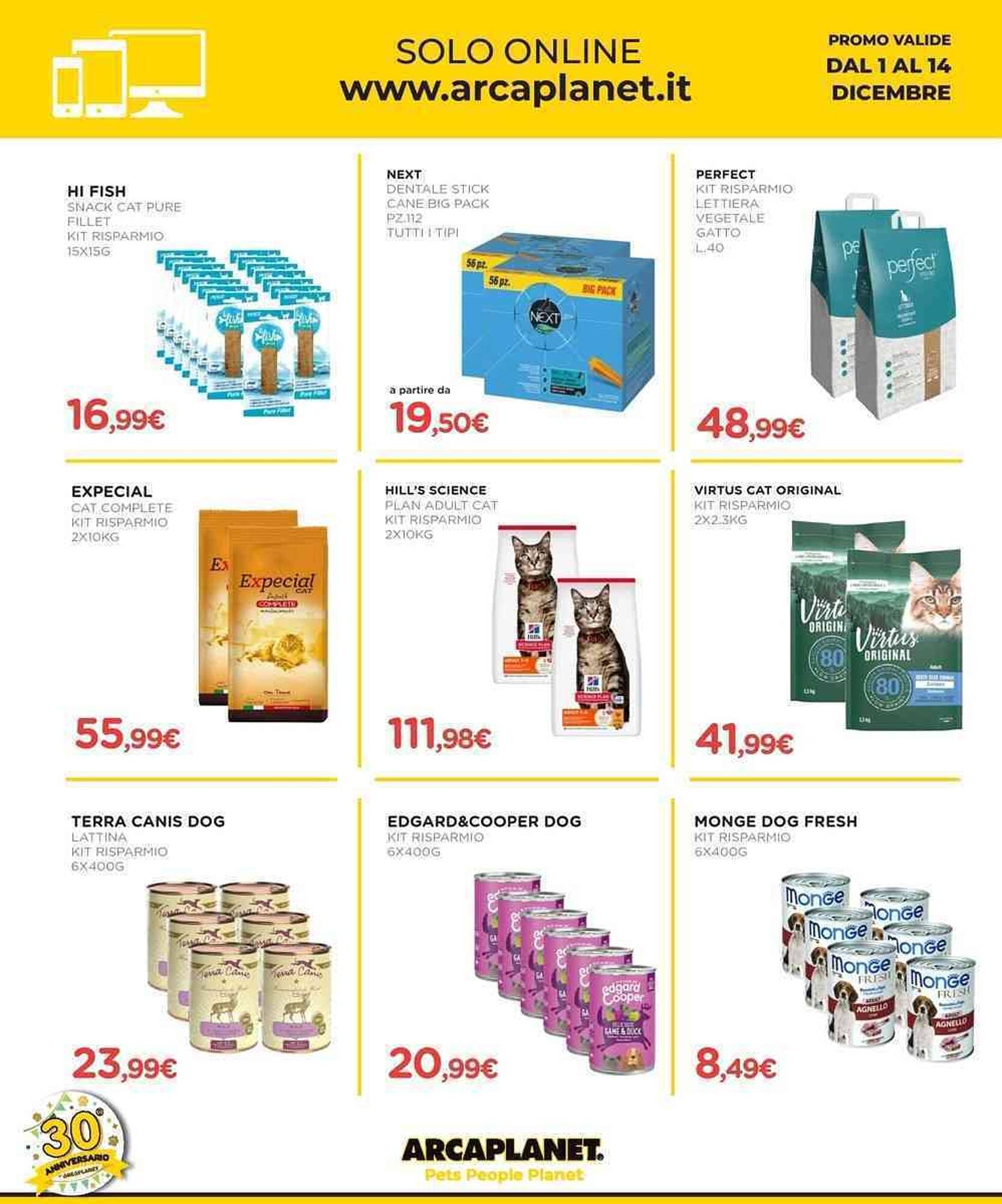 Volantino Arcaplanet (2025-12-08 - 2025-12-14)