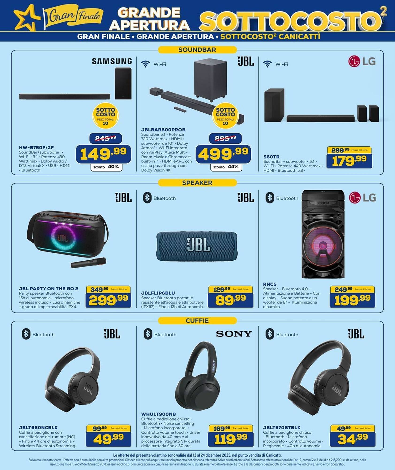 Volantino Euronics (2025-12-12 - 2025-12-24)