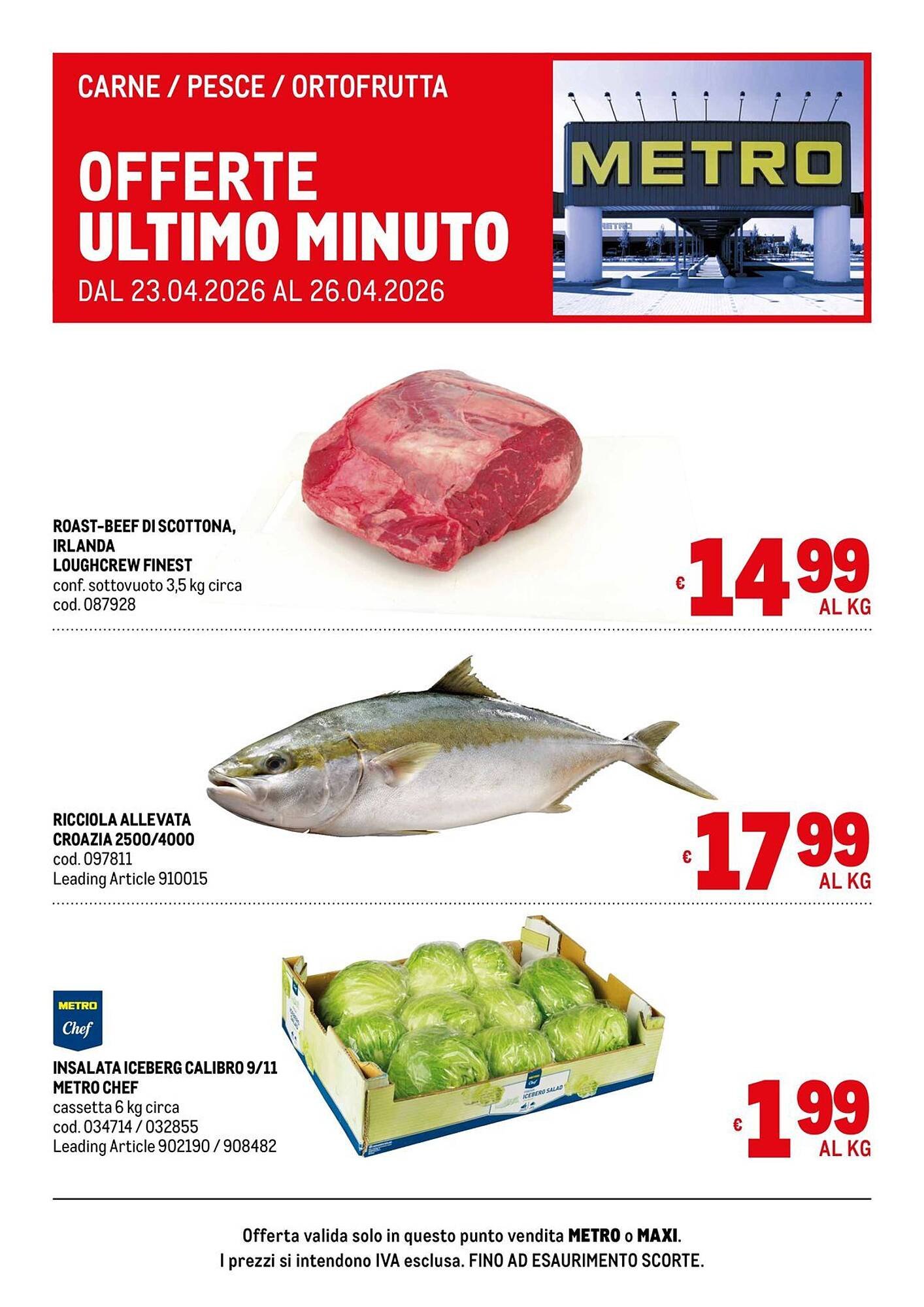 Volantino Metro (2026-04-23 - 2026-04-26)