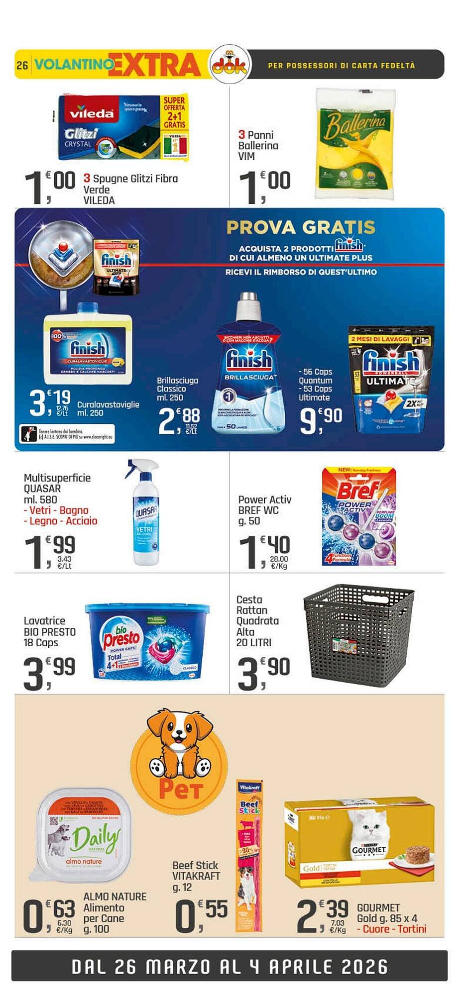 Volantino Supermercati Dok (2026-03-26 - 2026-04-04)