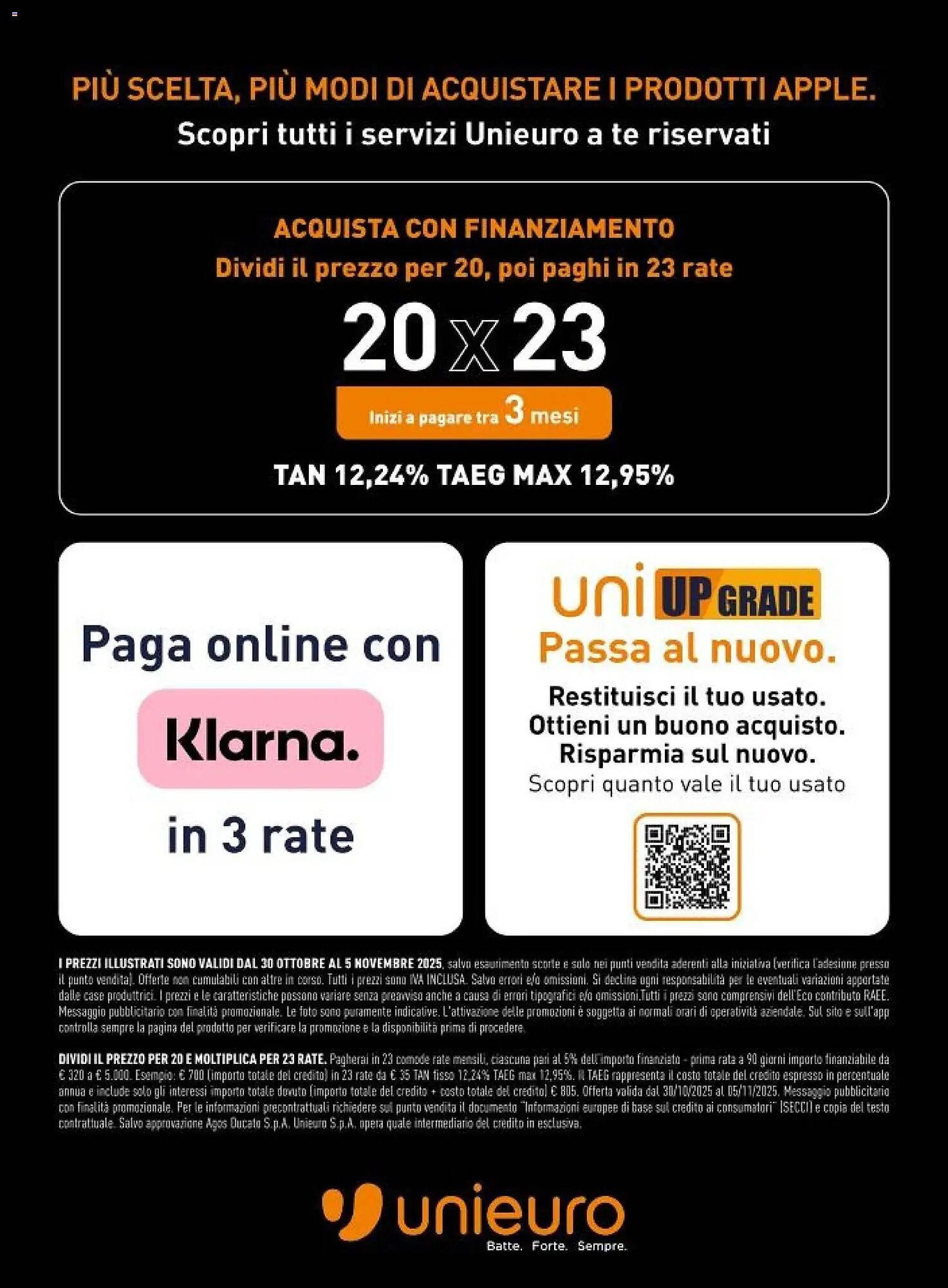 Volantino Unieuro (2025-10-30 - 2025-11-05)